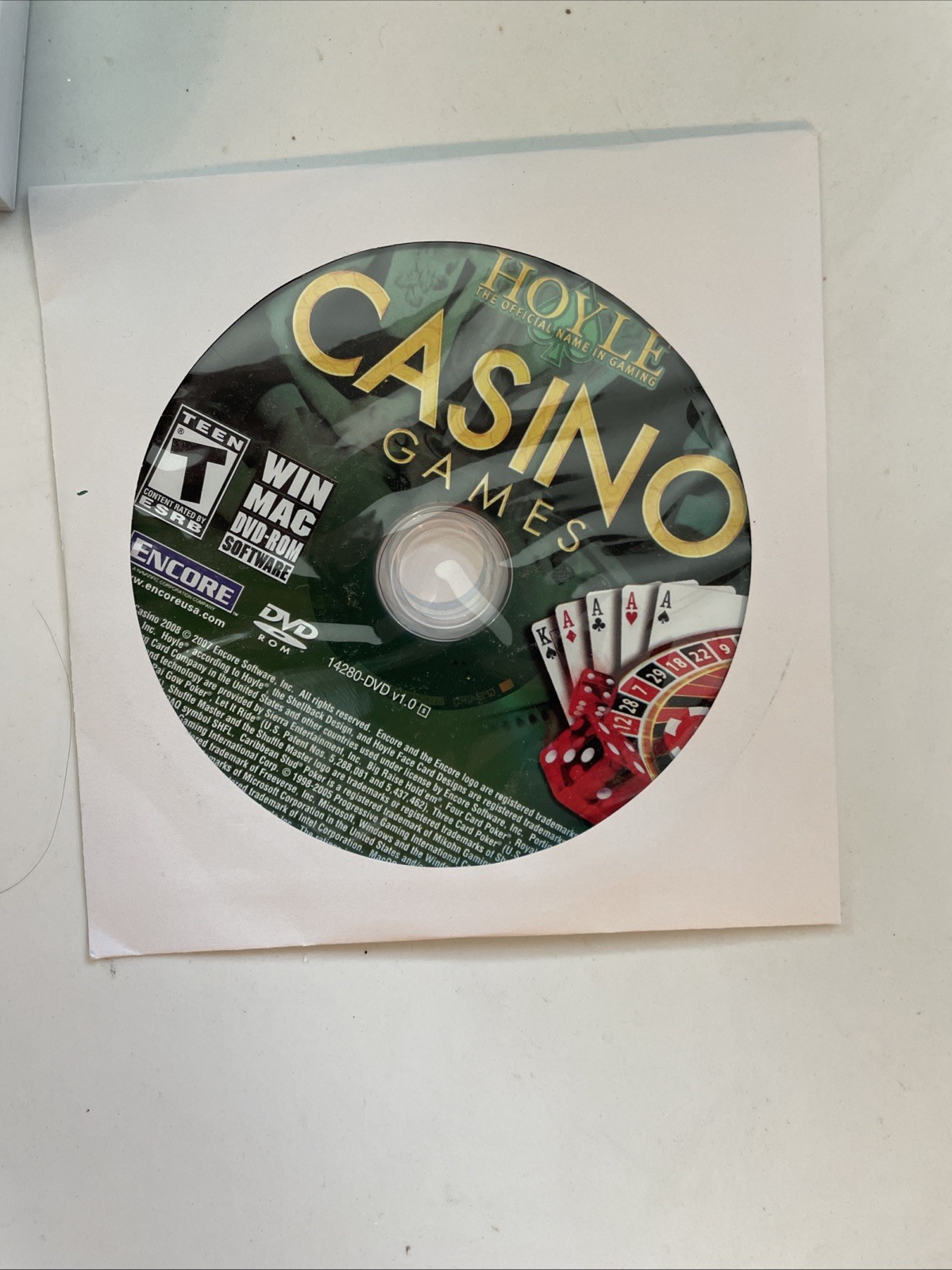 Hoyle Casino Games 600+ Classic Games FOR PC-DVD-ROM Software Encore