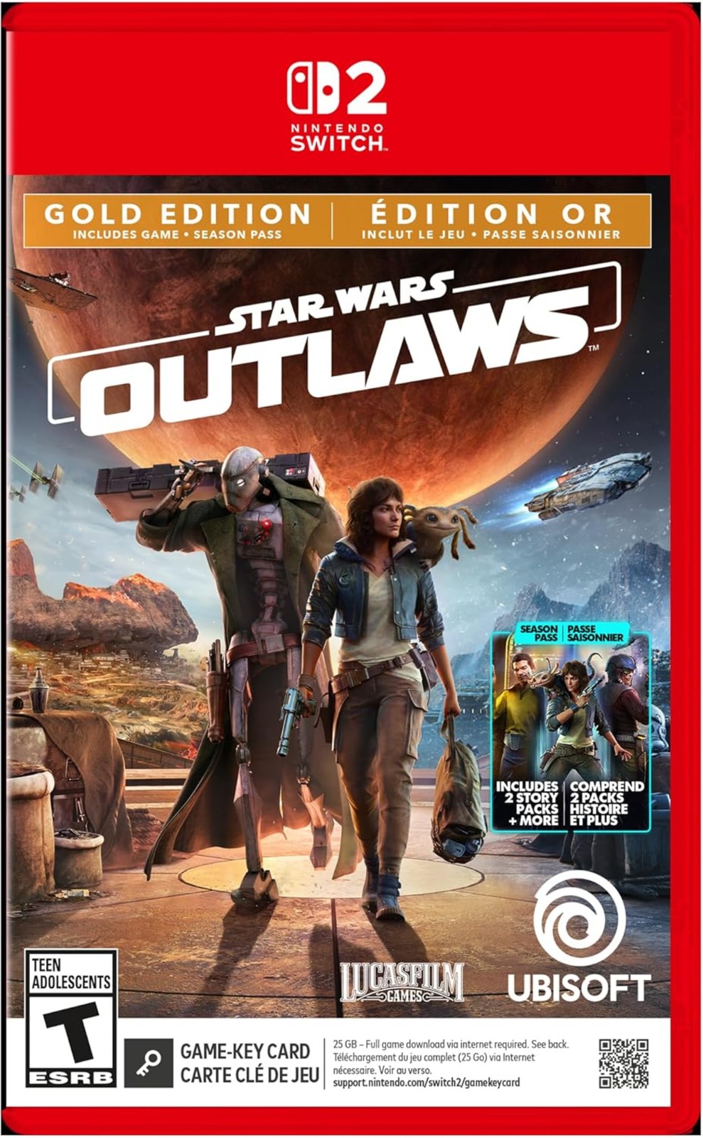 Star Wars Outlaws Gold Edition – Nintendo Switch 2 Game ✅USA STOCK