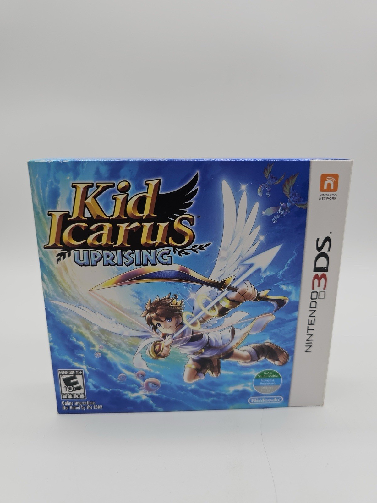Kid Icarus Uprising (Nintendo 3DS 2012) Big Box CIB Complete W/ Stand & AR Cards