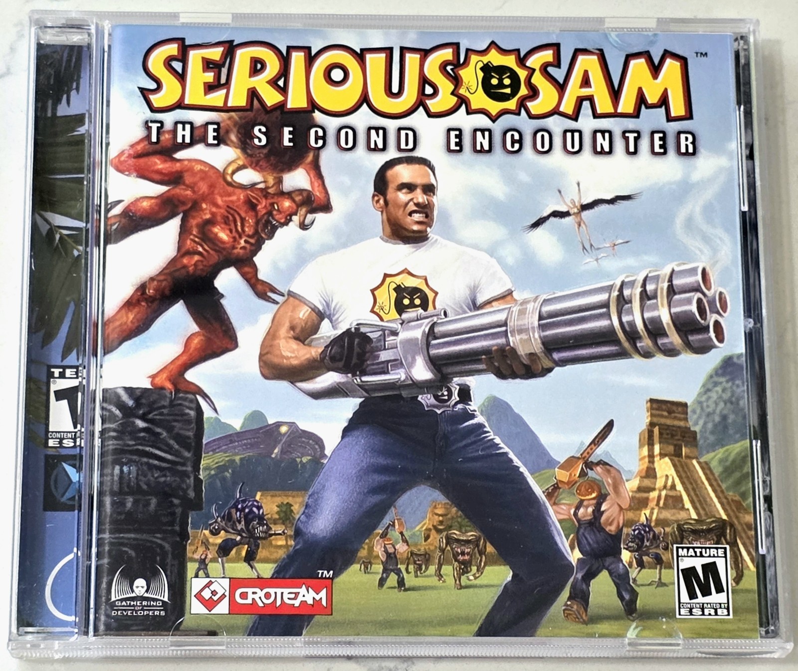 Serious Sam: The Second Encounter Game M (PC, 2001) – Complete w/Manual & Case