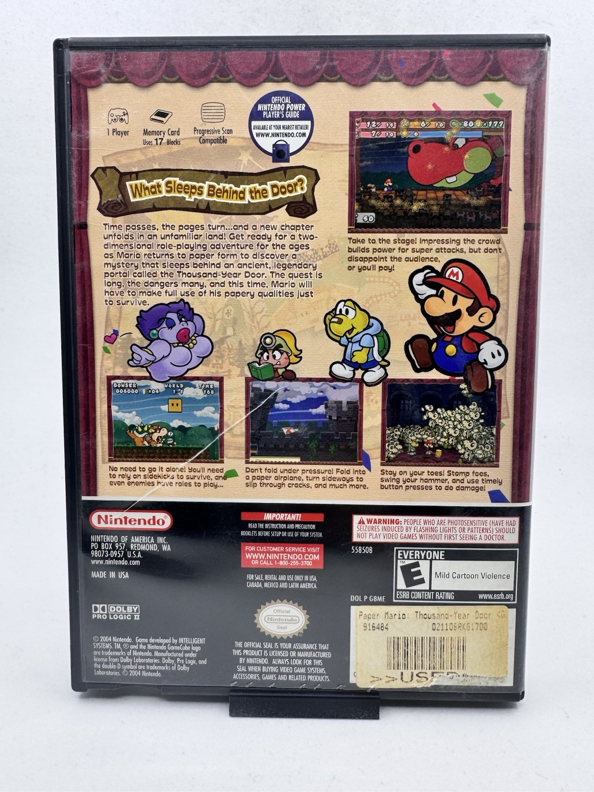 Paper Mario: The Thousand-Year Door (Nintendo GameCube) [CIB] Tested Working