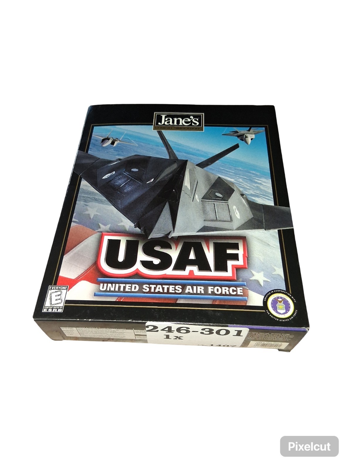 1999 Janes USAF Combat Simulator PC CD United States air force pilot flight Game