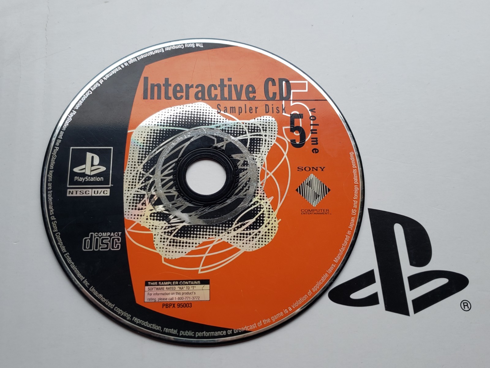 –DISC ONLY– Interactive CD Sampler Disc Vol. 5 (Playstation 1, PS1)
