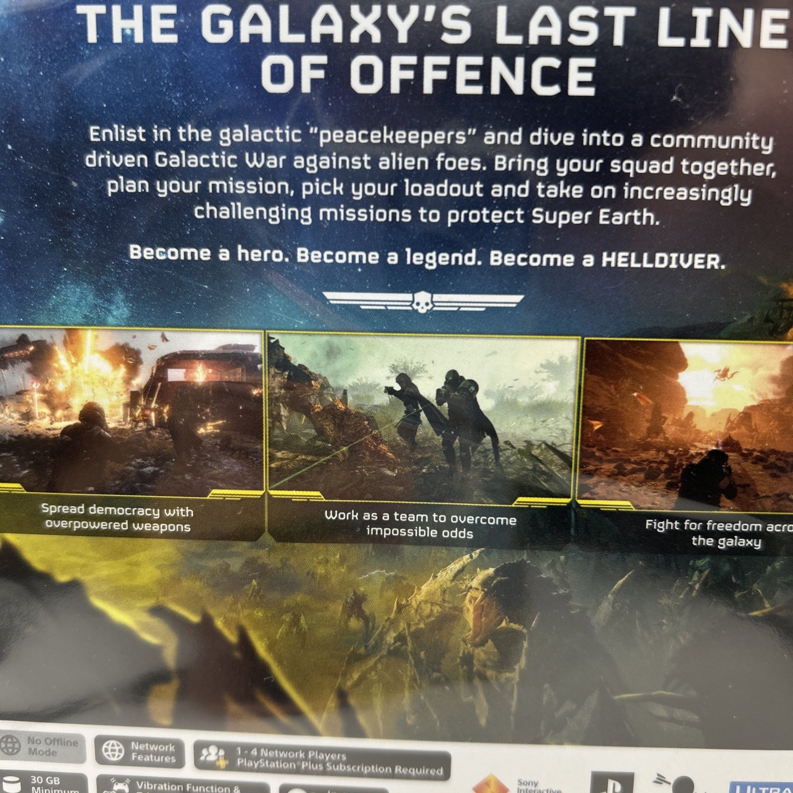 Helldivers 2 – Sony PlayStation 5 Brand New sealed *Loose disc*