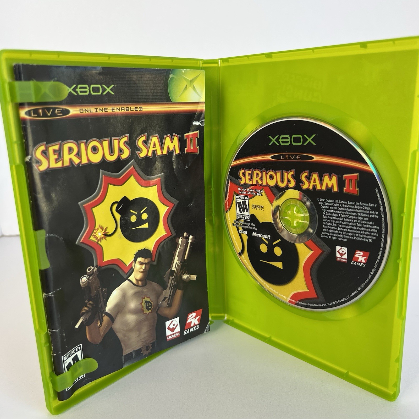 Serious Sam II (Microsoft Xbox, 2005) Complete CIB