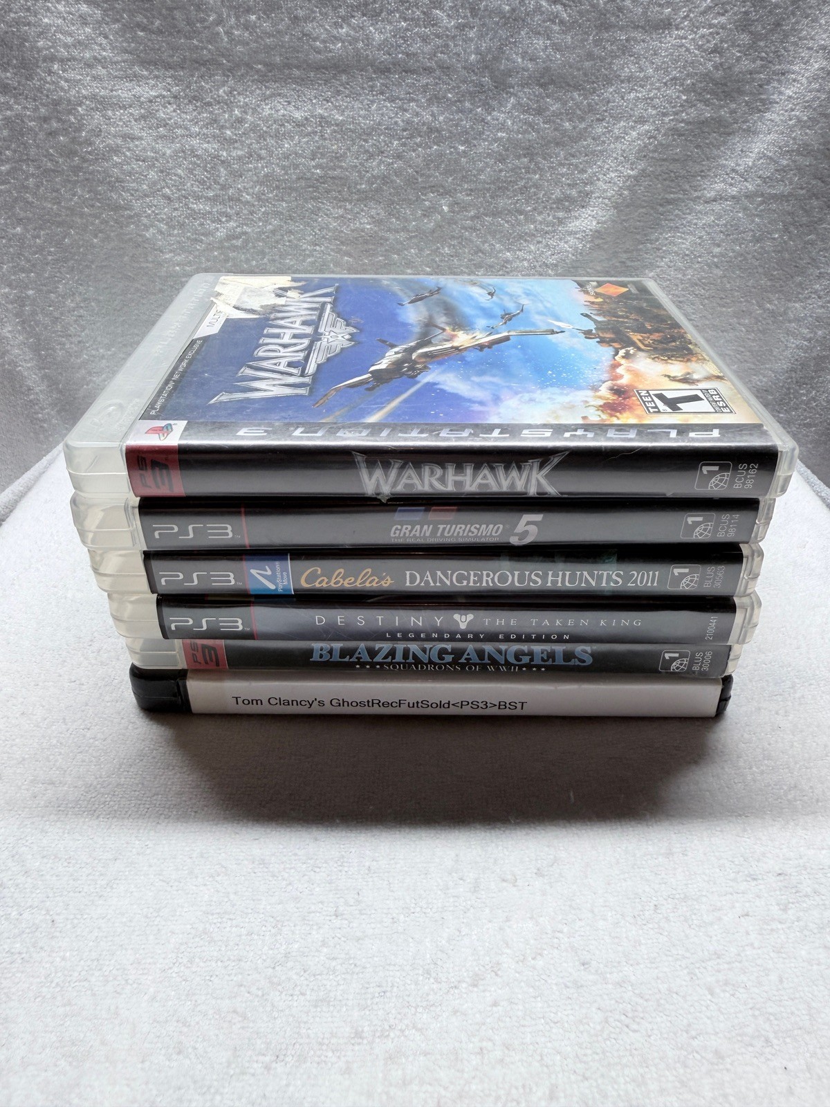 6 Various Games Sony PlayStation 3 Good Used Condition Video Game