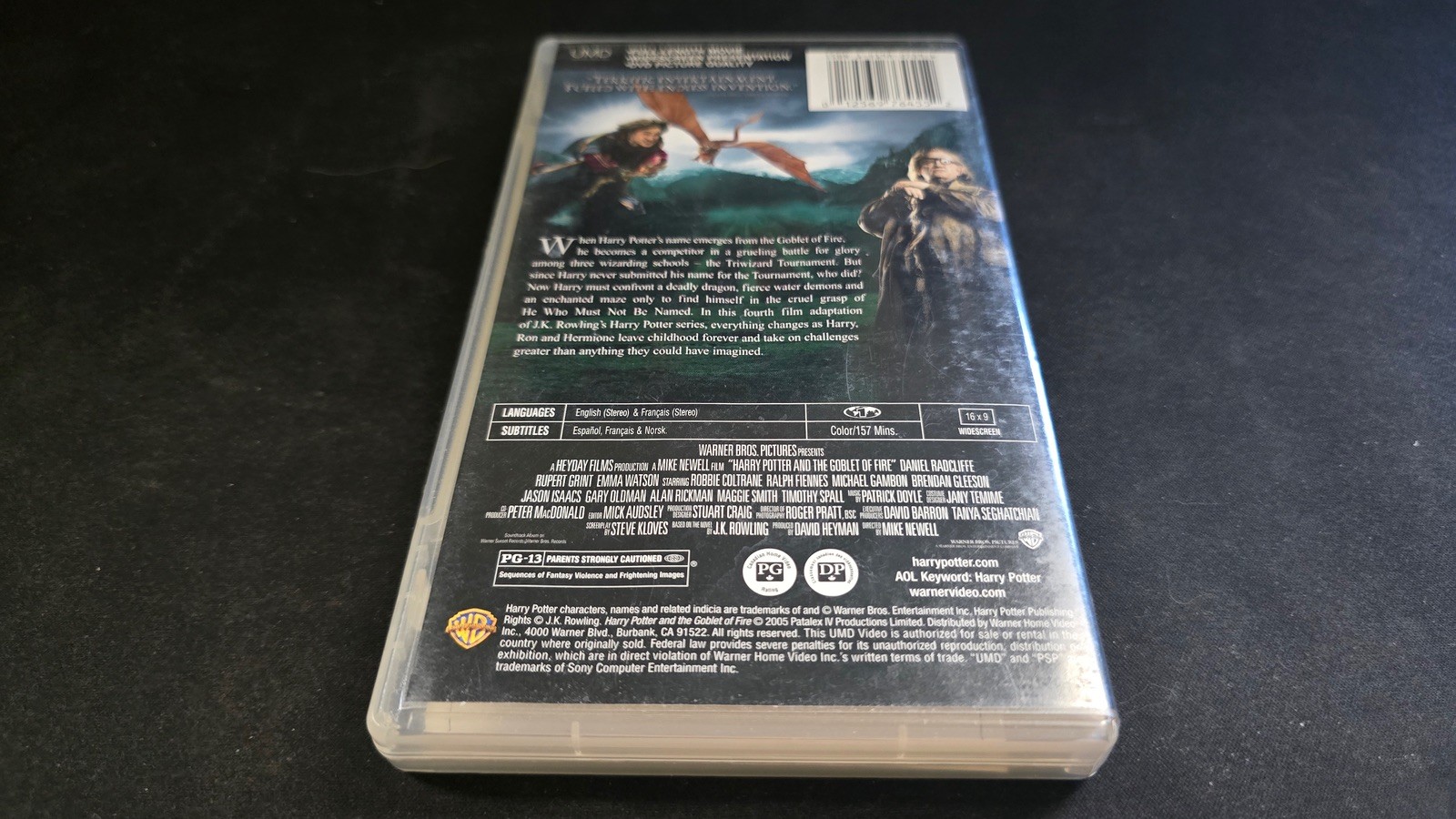 Harry Potter and the Goblet of Fire Playstation Portable PSP UMD Movie MINT CIB!