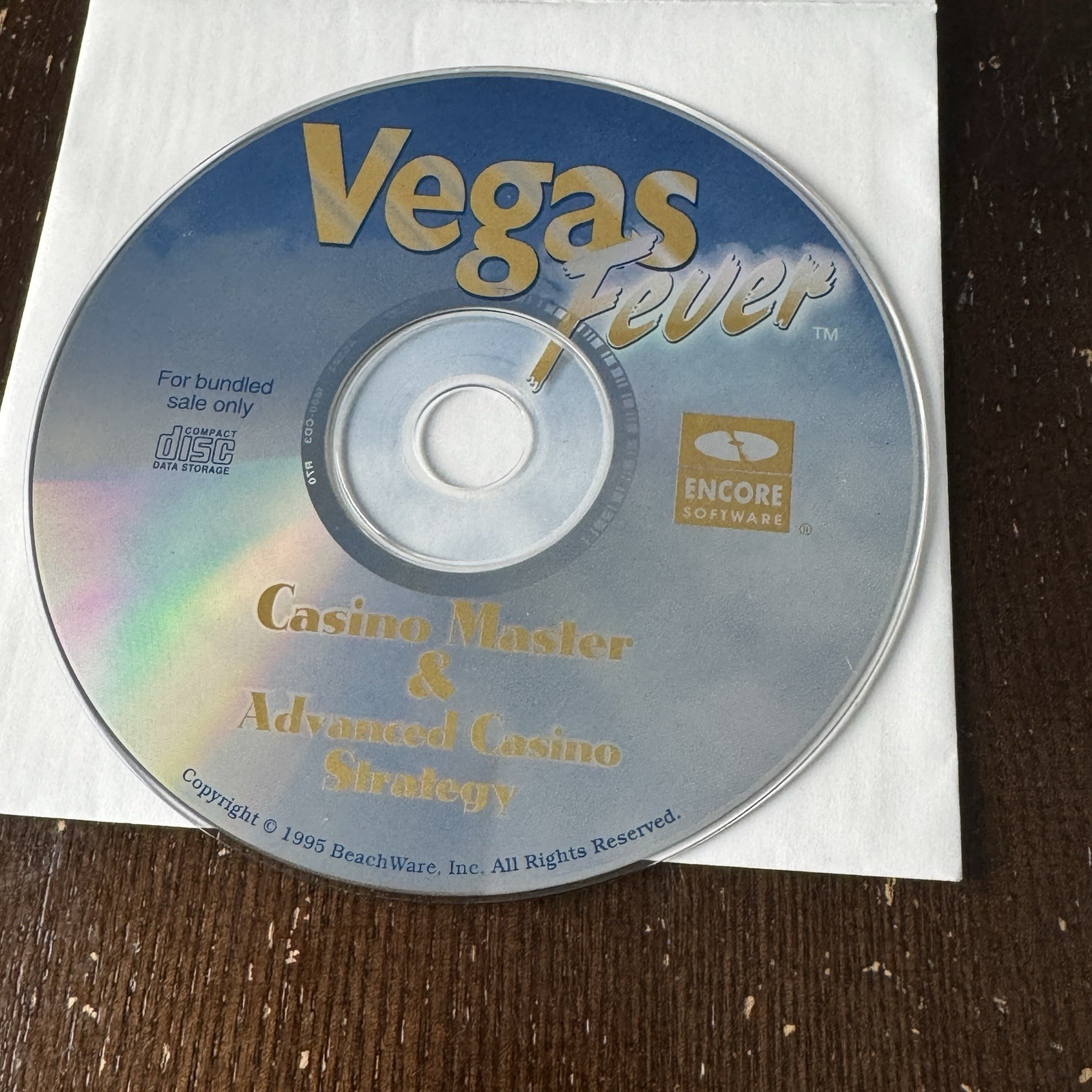 Vegas Fever PC Game Casino Master & Advanced Encore Software Mint Condition