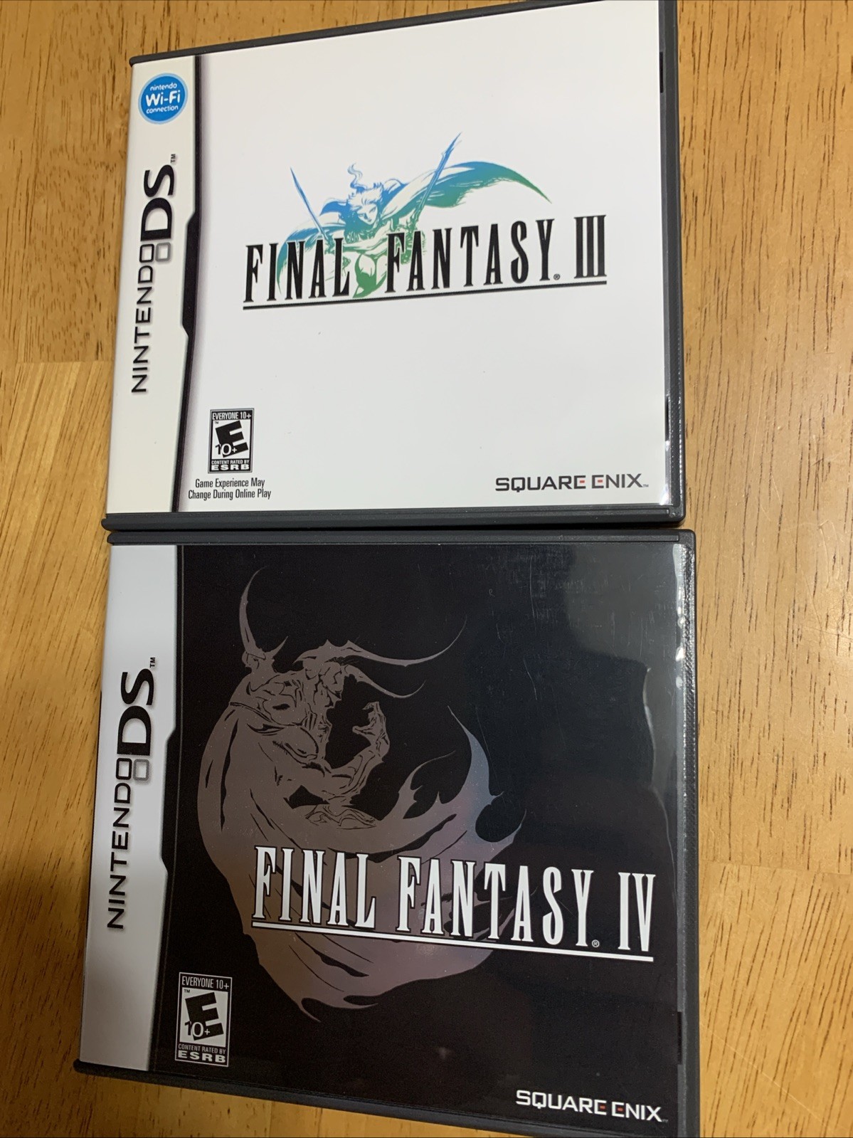 Final Fantasy III 3 and Final Fantasy IV 4 Nintendo DS