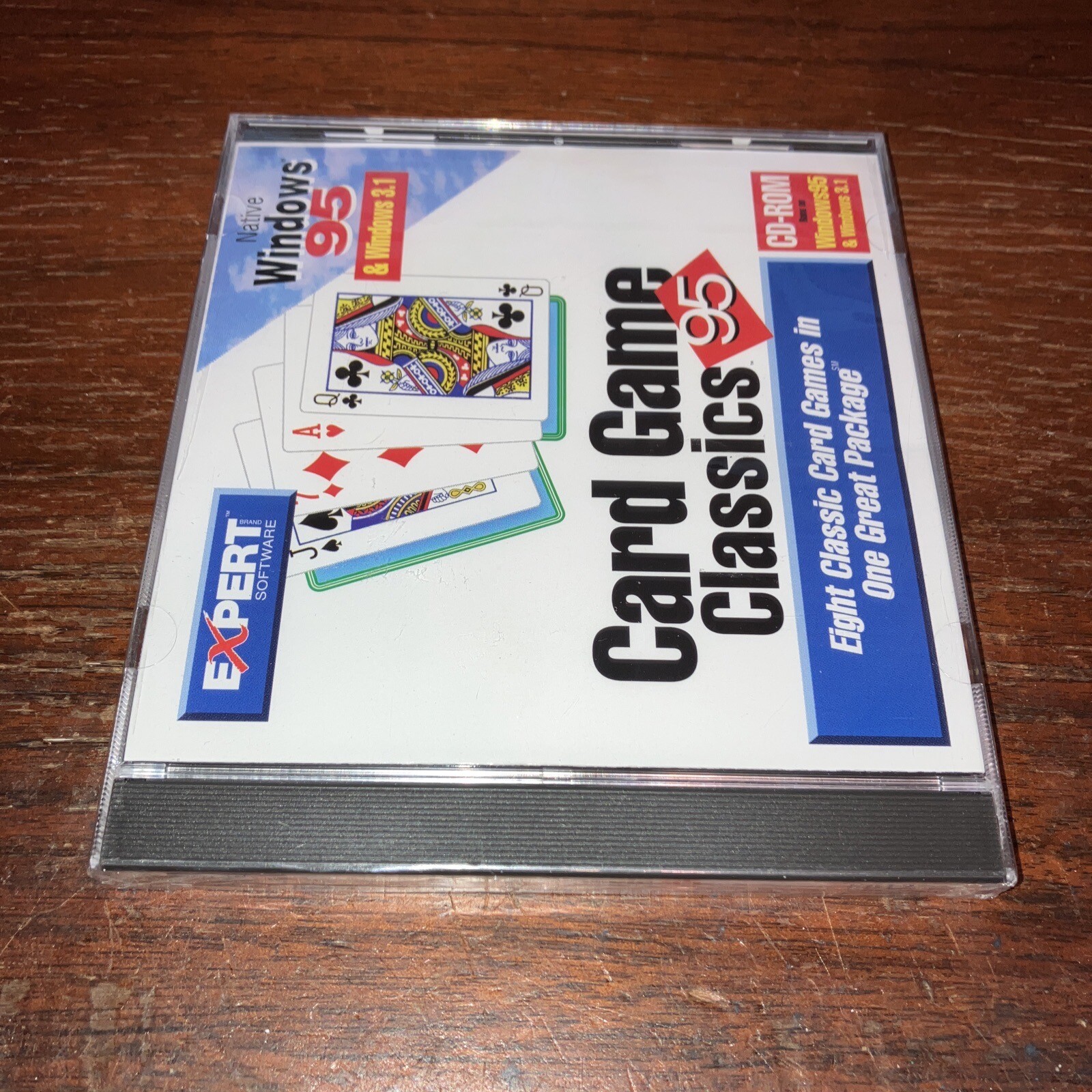 Card Game Classics (PC, 1995) – Expert Software – New Sealed Jewel Case Version