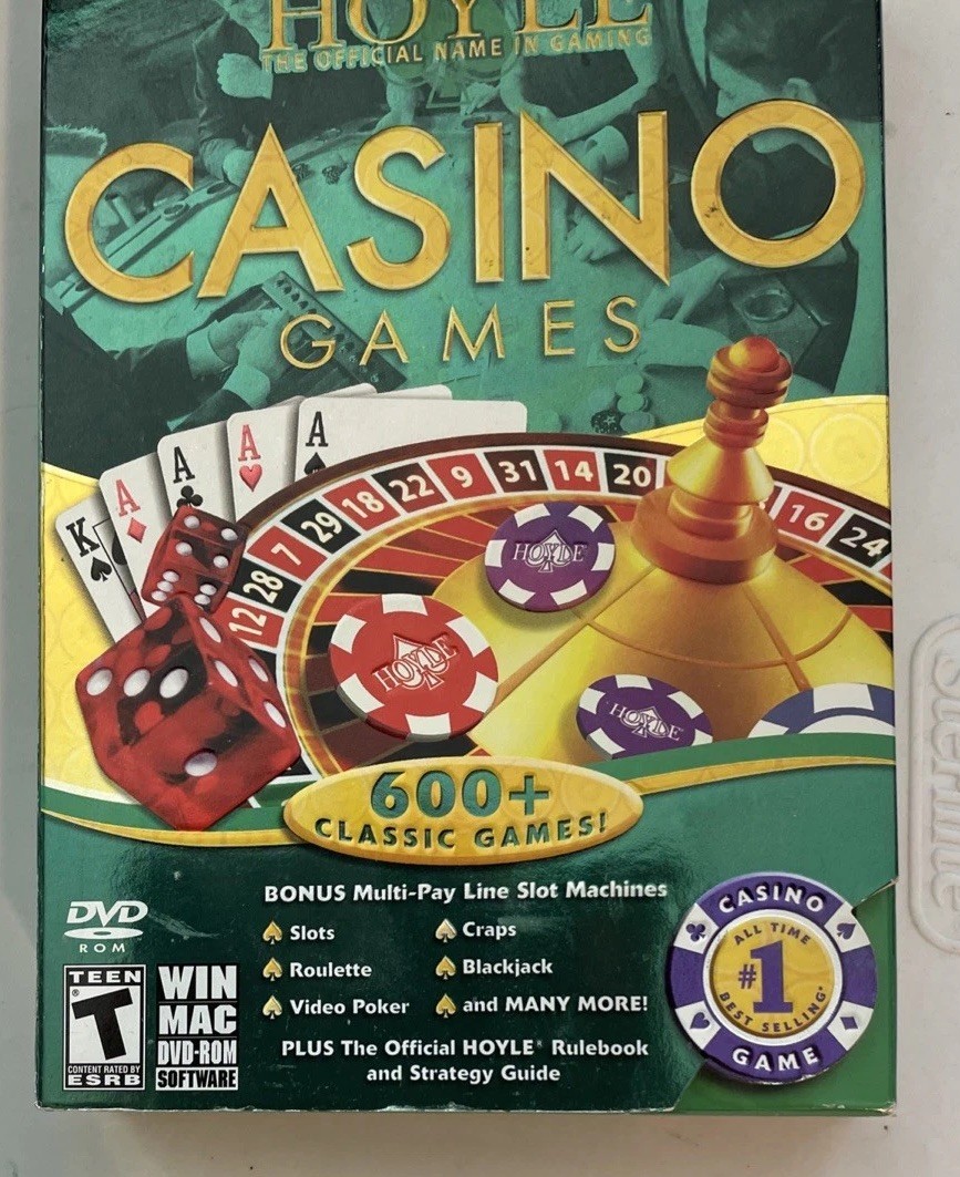 Hoyle Casino Games 600+ Classic Games FOR PC-DVD-ROM Software Encore