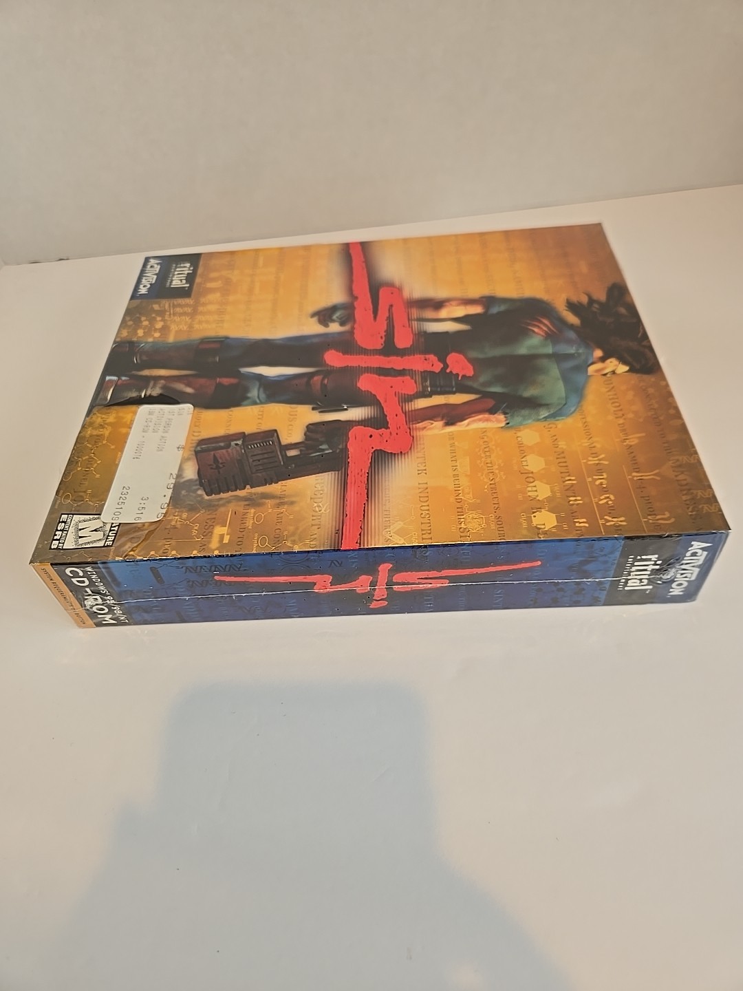 SIN Game PC CD Rom Big Box 1998 NEW SEALED Rated Mature Ritual / Activision READ