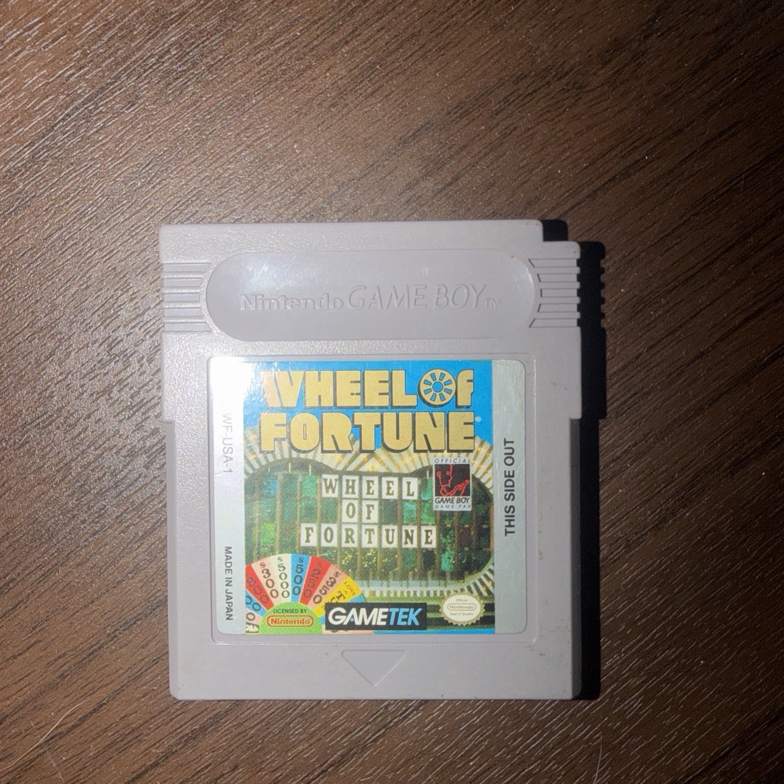 Wheel of Fortune (Nintendo Game Boy, 1990)