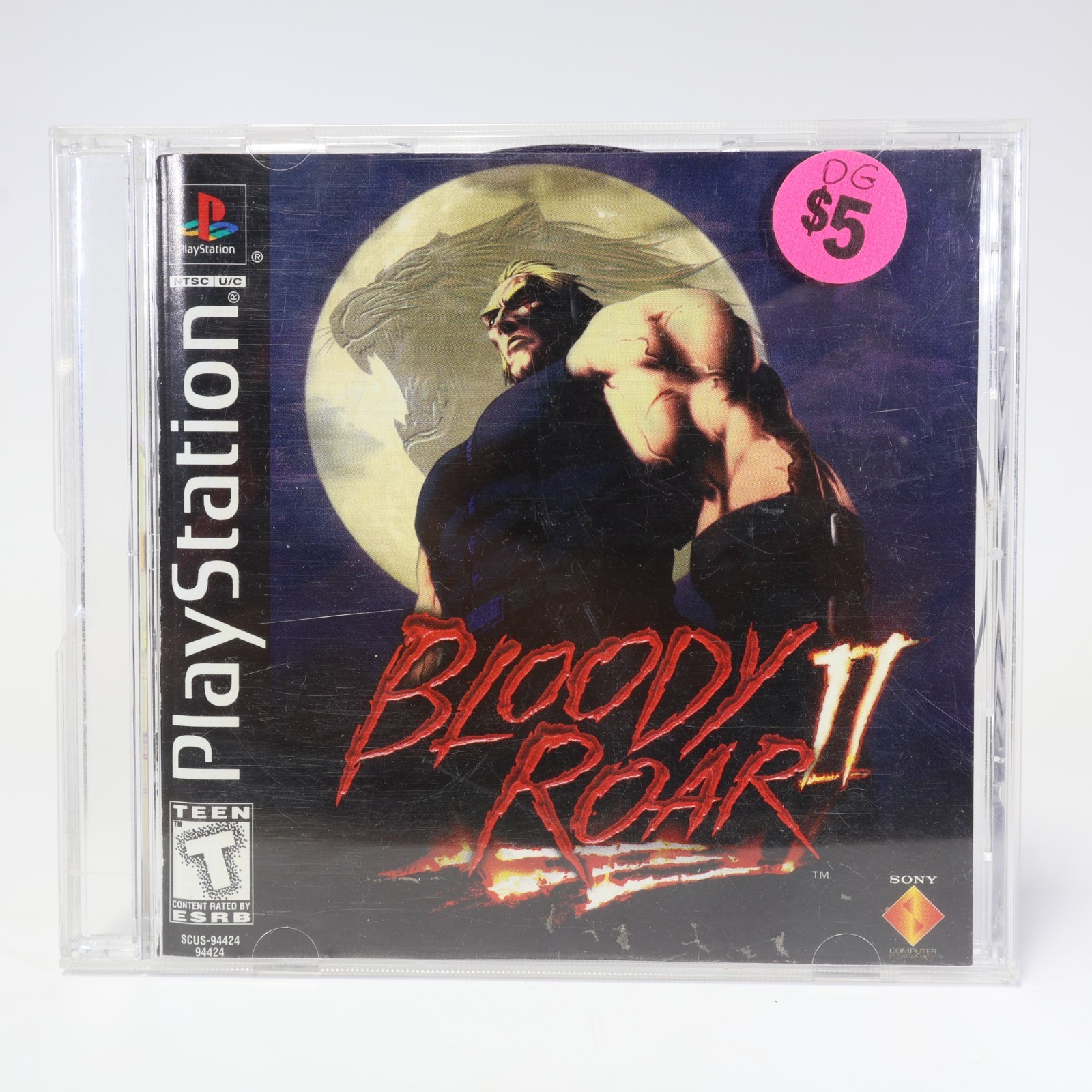 Bloody Roar 2 (PS1) Manual and Game only – Authentic Untested