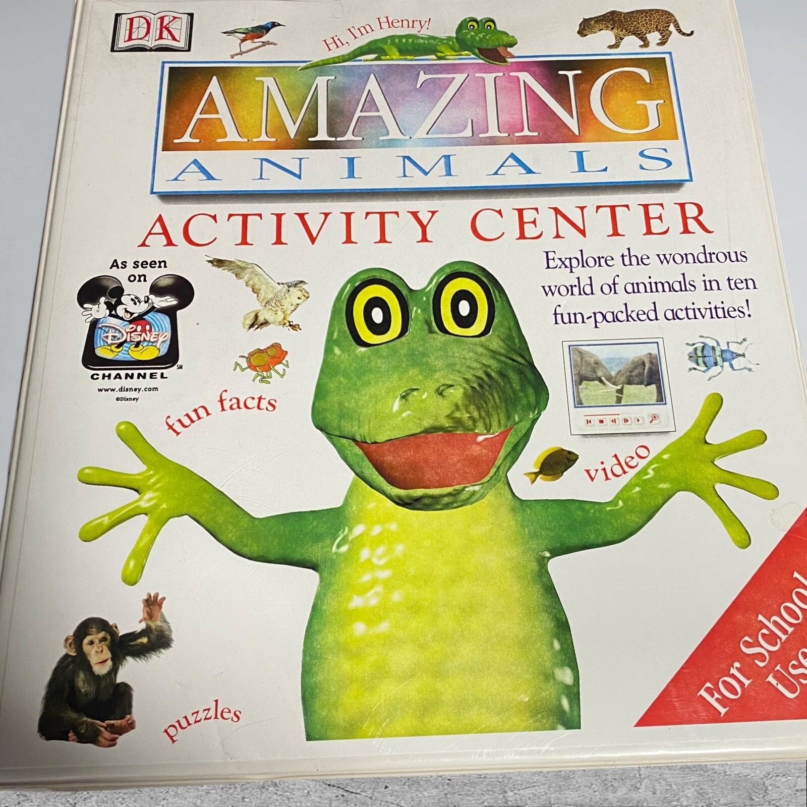 Amazing Animals Activity Center Notebook Work Sheets CD-ROM Interactive Learning