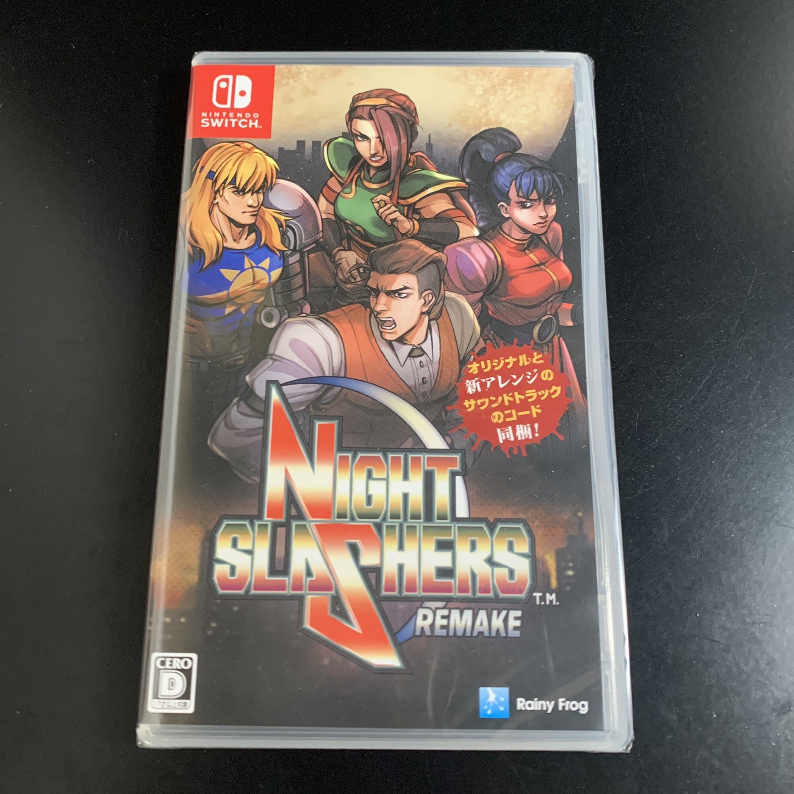 Unopened SW Night Slashers Remake Nintendo Switch Rainy Frog Sealed Beat ‘Em Up