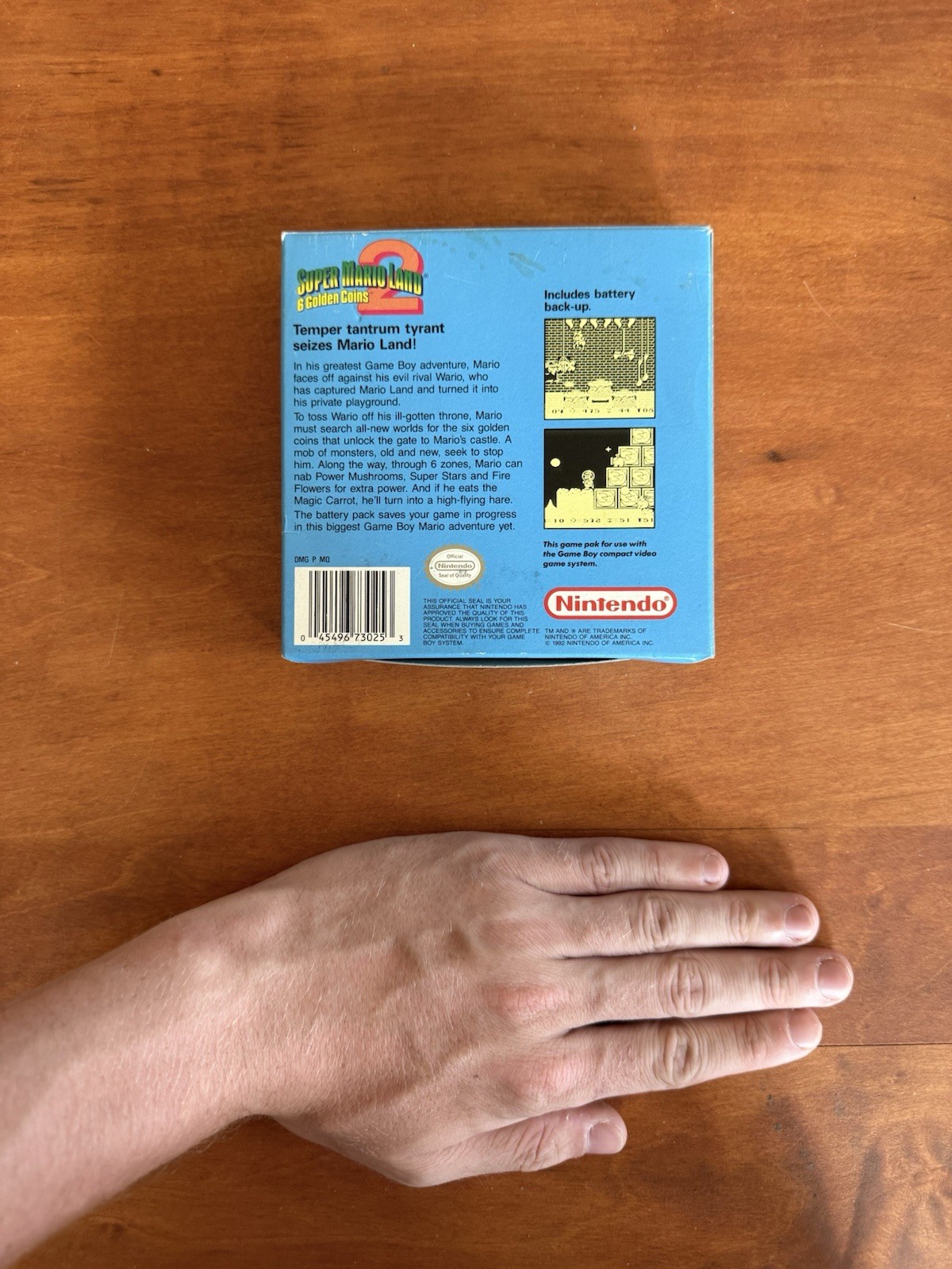 Super Mario Land 2: 6 Golden Coins (Nintendo Game Boy) VGC CIB Complete w Insert