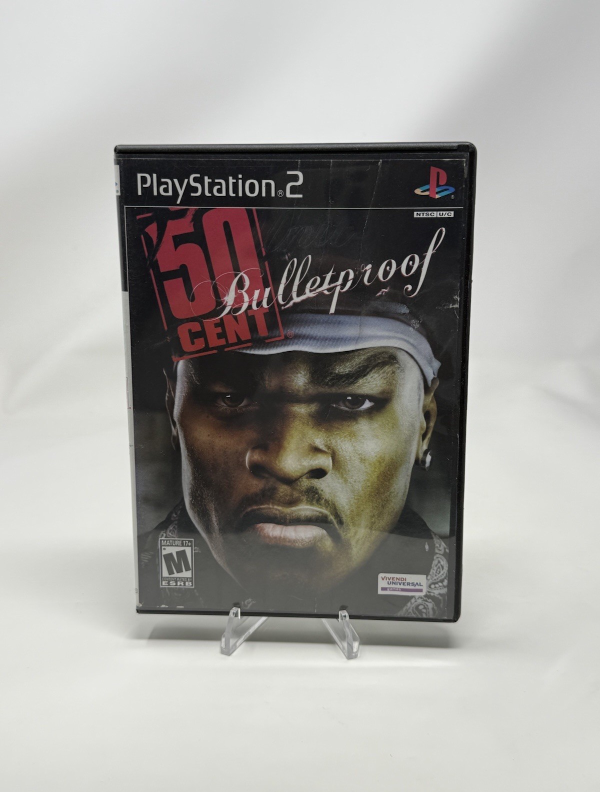 50 Cent Bulletproof PS2 PlayStation 2 Complete CIB Black Label Pristine Disc
