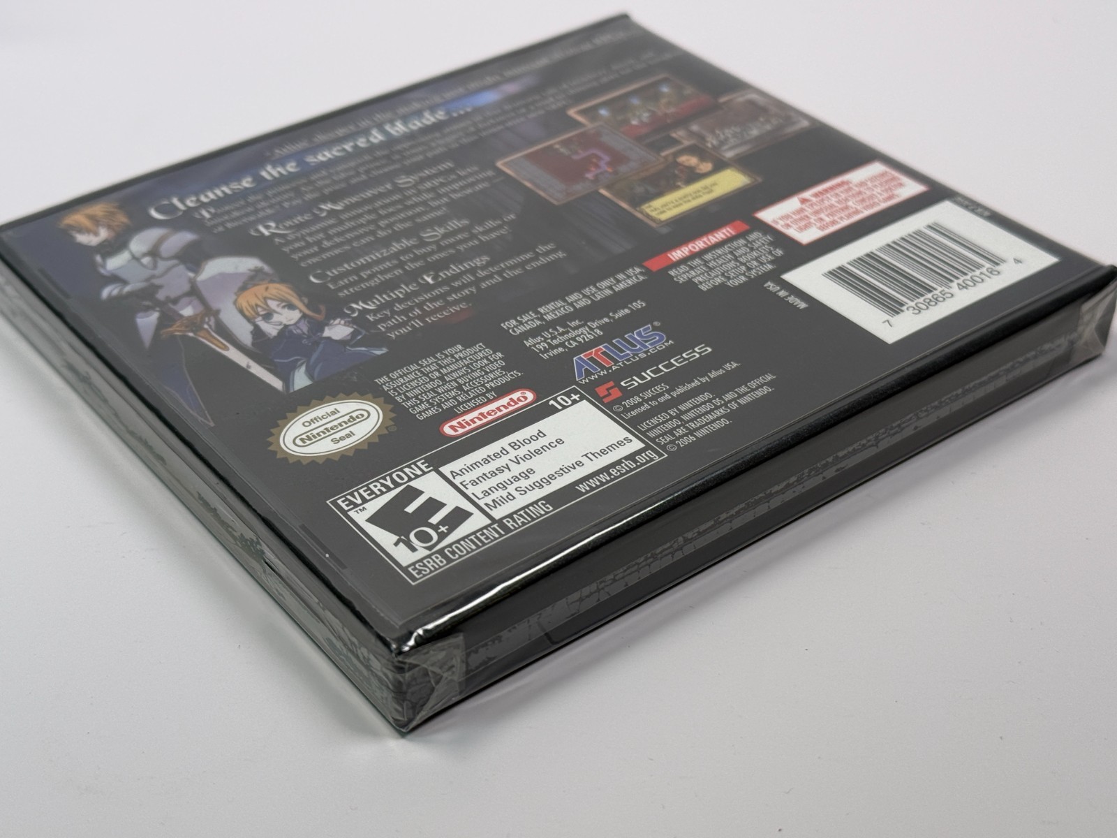 Rondo of Swords | Nintendo DS | Game Atlus Tactical RPG | Factory Sealed