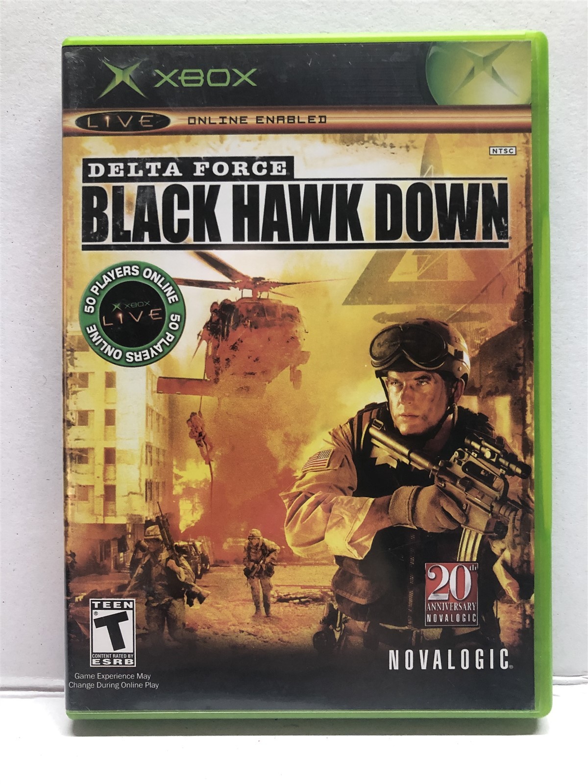 Delta Force: Black Hawk Down (Microsoft Xbox, 2005) Complete w/ Manual – Tested
