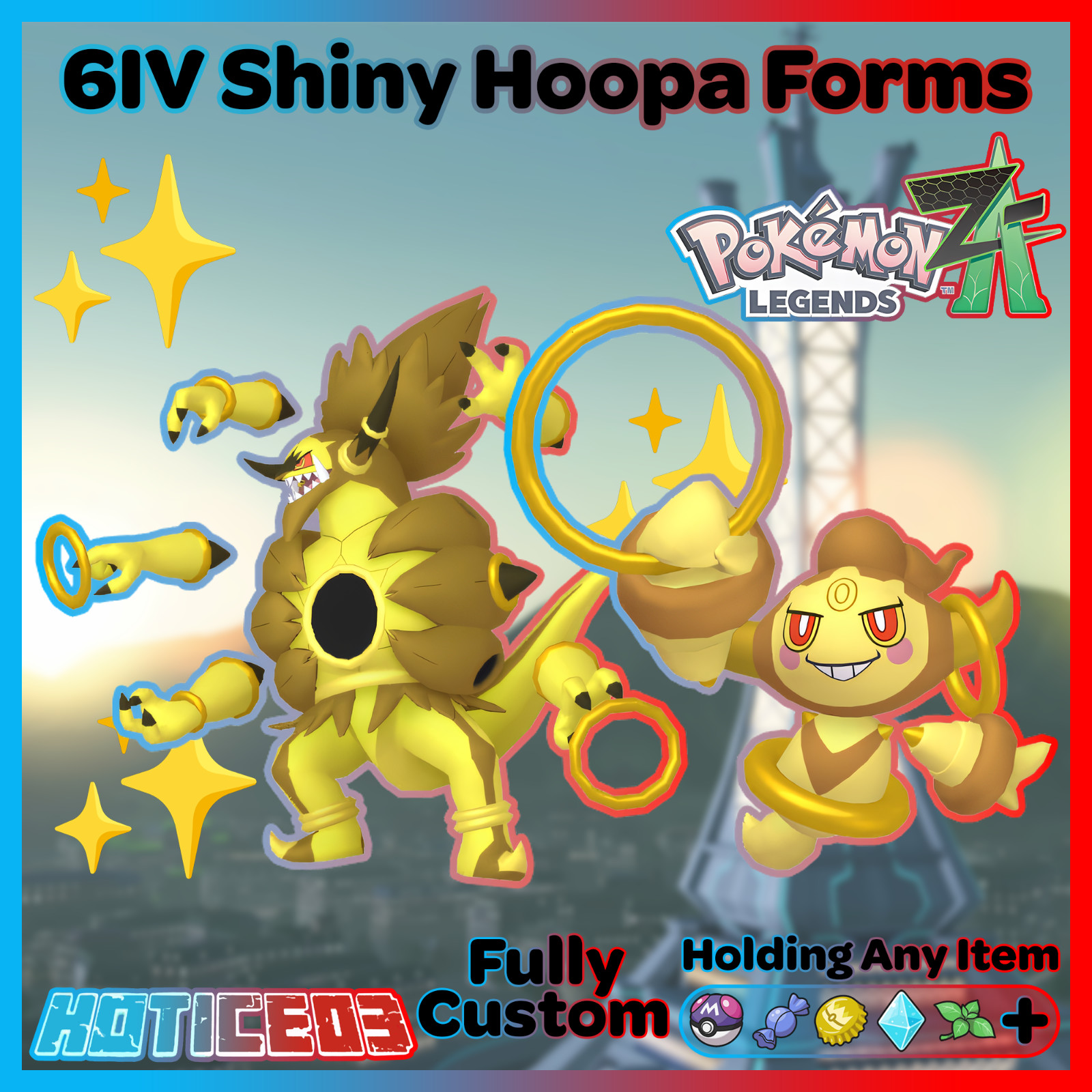 ✨ Shiny Hoopa Hoopa Unbound 6IV ✨ Pokemon Legends ZA 🚀 Fast 🚀
