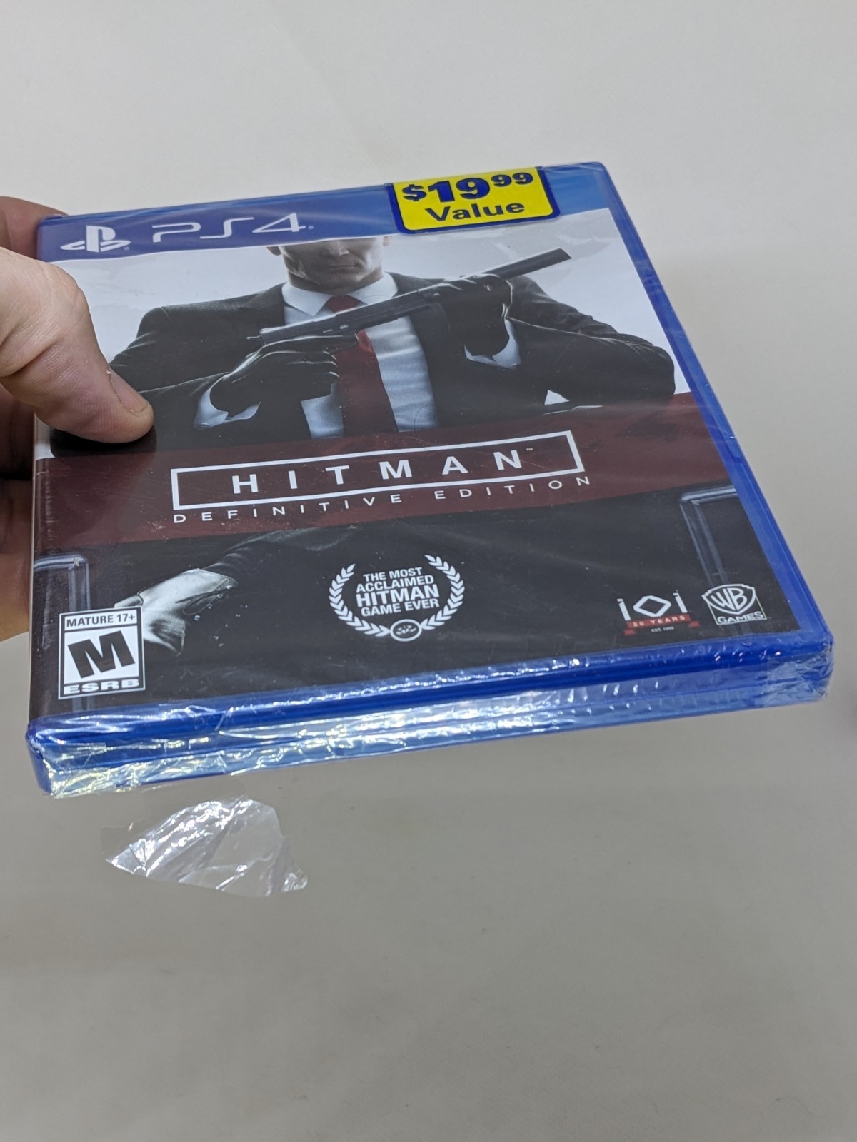*NEW but Wrapper has Tear* Hitman: Definitive Edition (PlayStation 4, 2018) PS4
