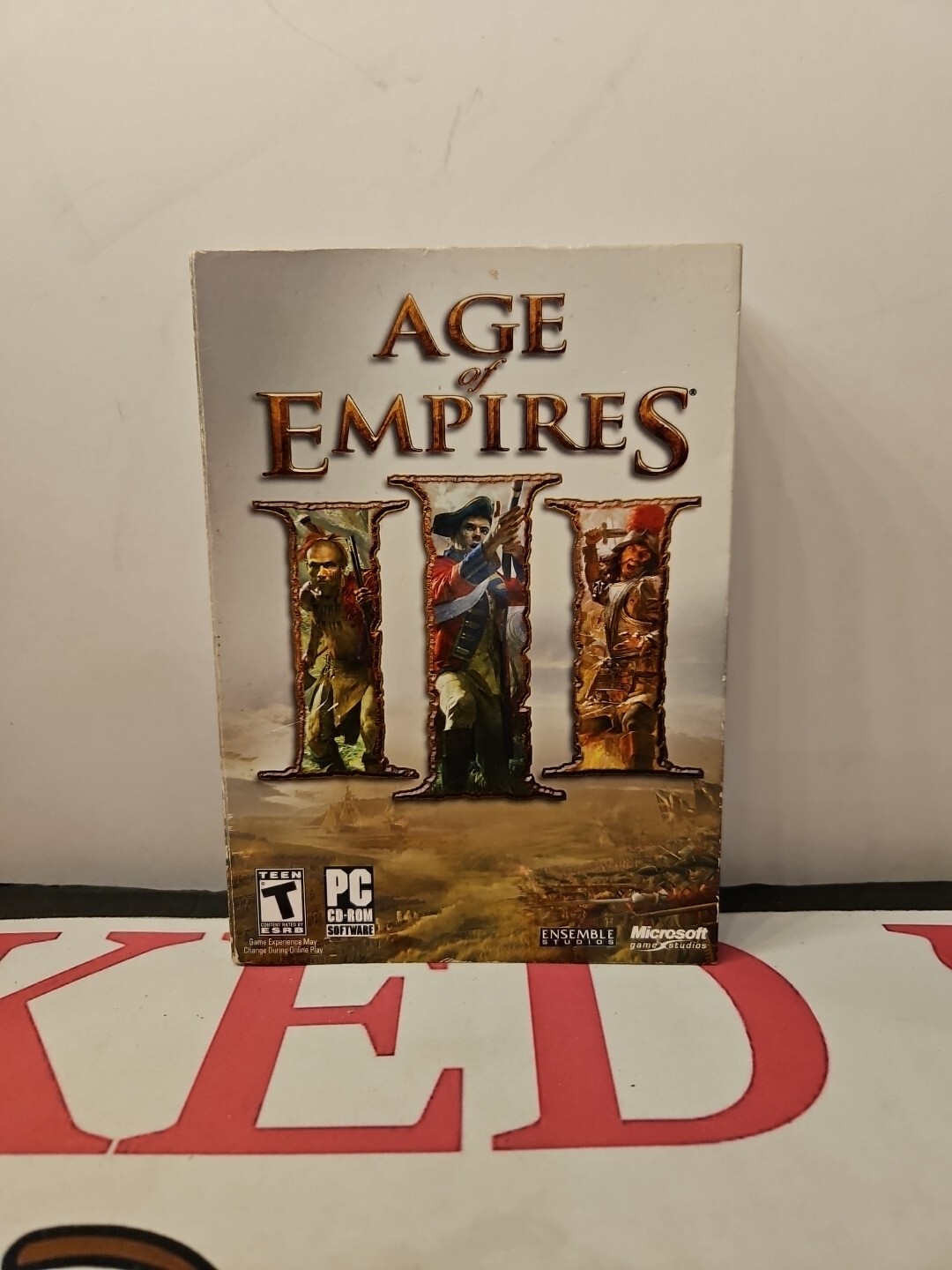 Age of Empires III (PC, 2005) 3-Disc Set PC CD-ROM (Windows XP)