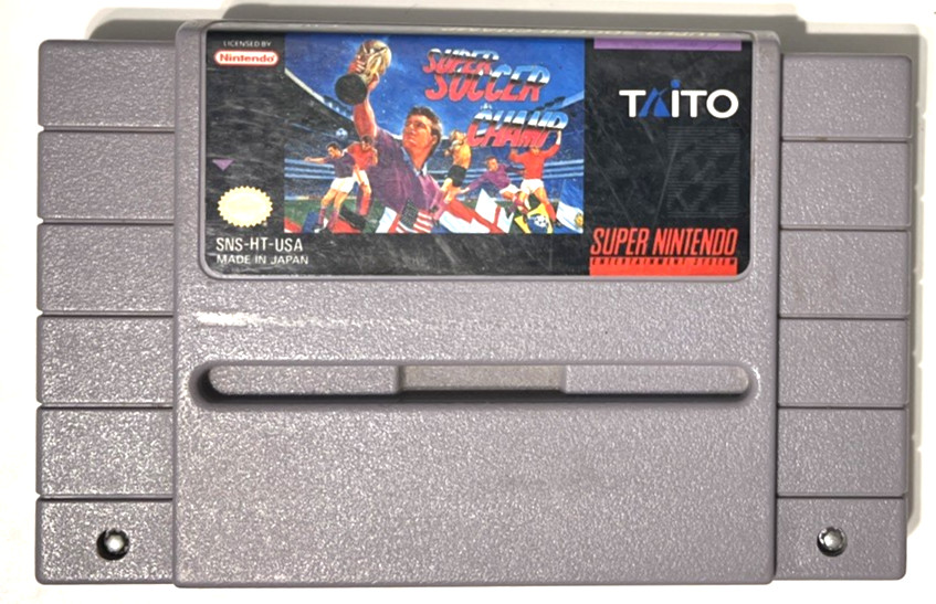 Super Soccer Champ Sports Action SNES Super Nintendo
