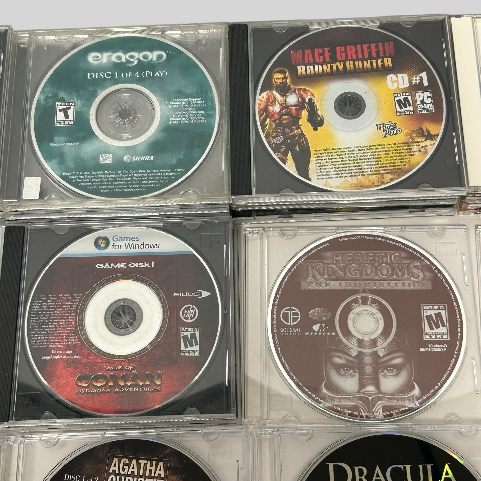 PC Game Lot 56 Disc 27 Various Games Discs Only Untested
