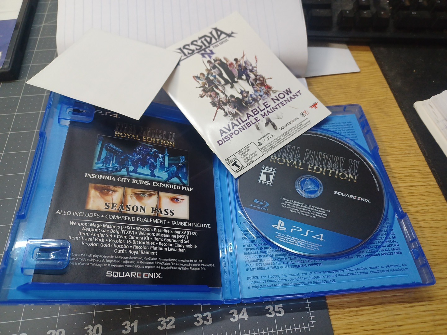 Final Fantasy XV: Royal Edition Sony PlayStation 4 2018 CIB TESTED