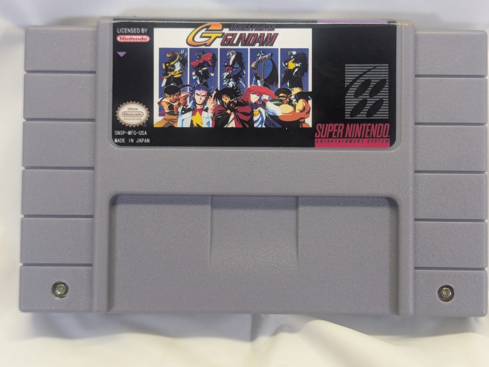 Mobile Fighter G Gundam SNES Game Cartridge