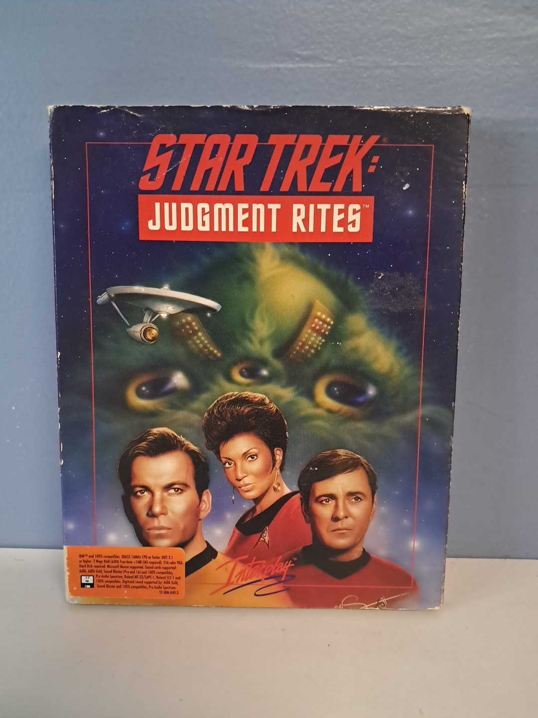Vtg Star Trek Judgment Rites Game Interplay PC DOS Floppy Disc