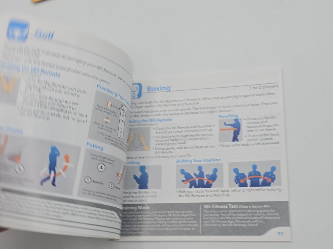 Wii Sports Nintendo Wii Original Sleeve & Manual Only NO GAME INCLUDED