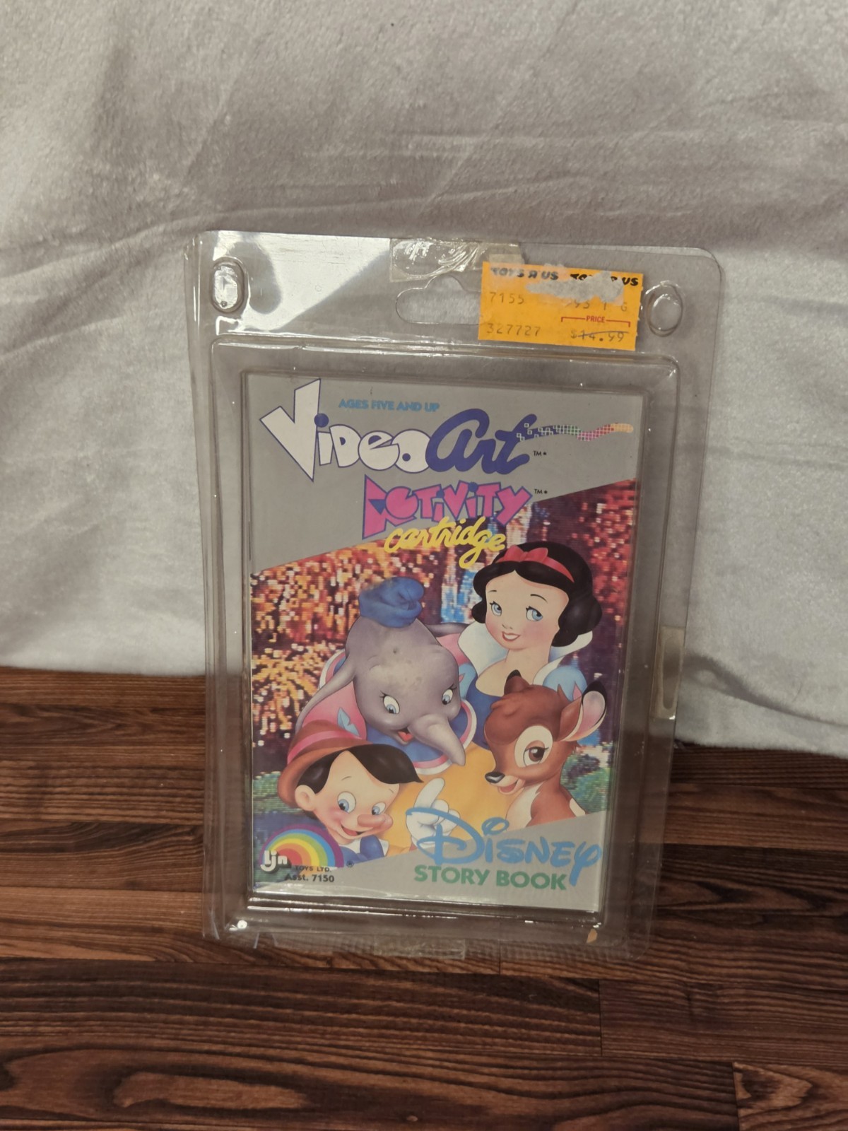Vintage Disney Story Book Video Art Activity Game Cartridge LJN 1987