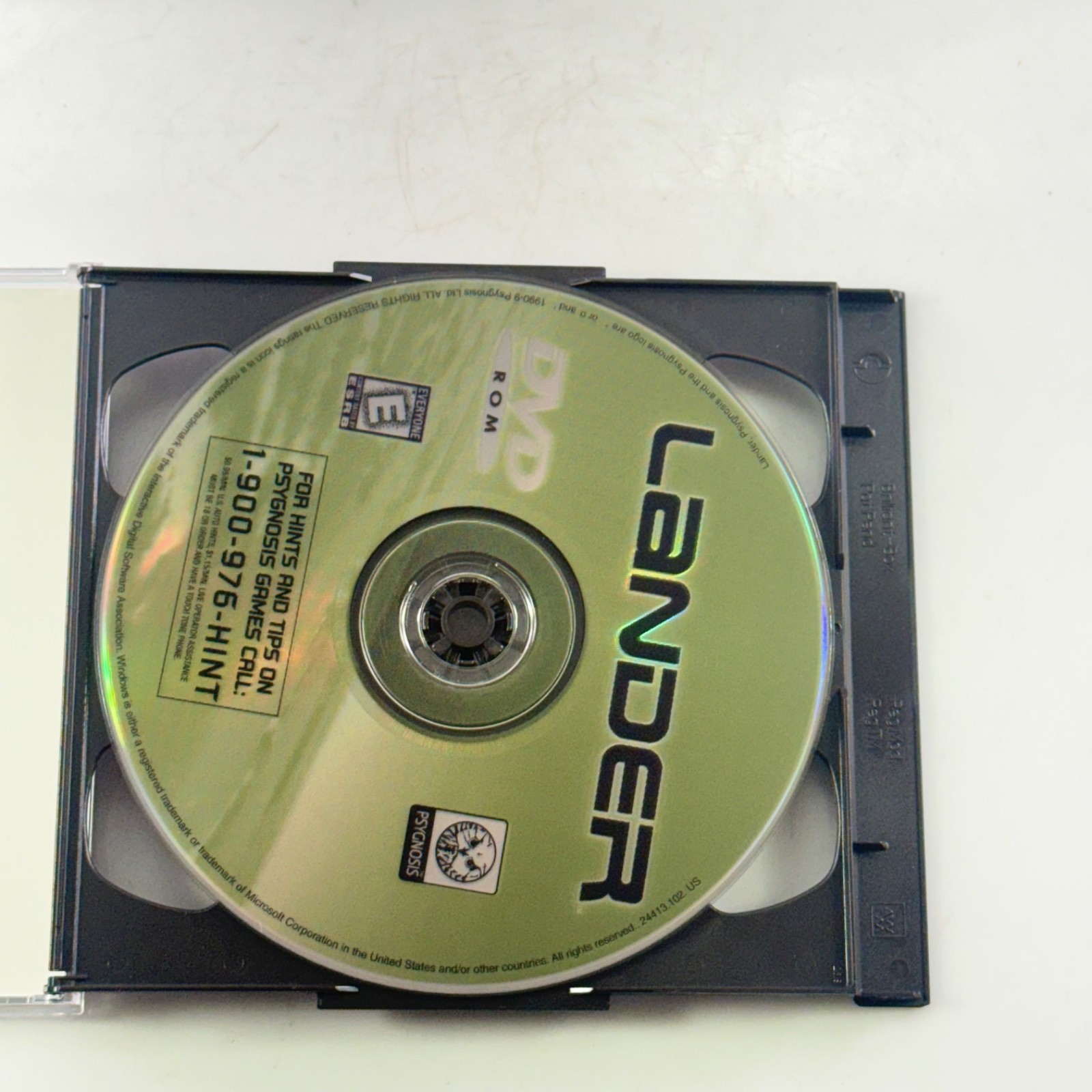 Lander PC Game Psygnosis Special Edition Big Box Windows 95 98 Vintage 2 Disc DV