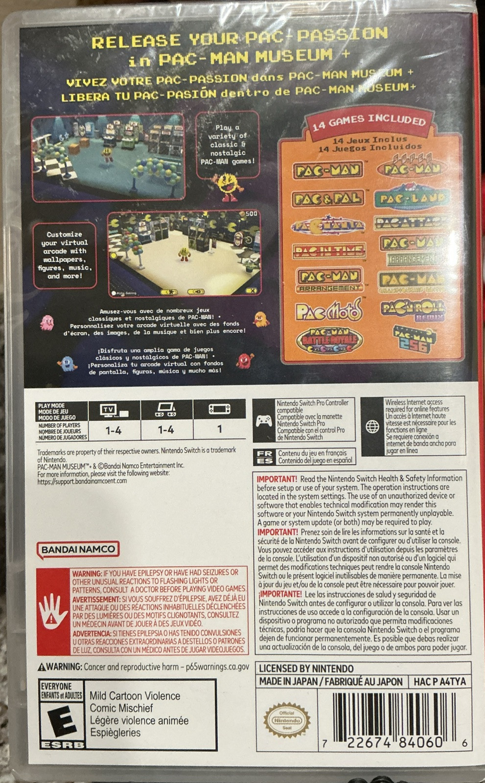 SWI PAC-MAN MUSEUM+ – Nintendo Switch