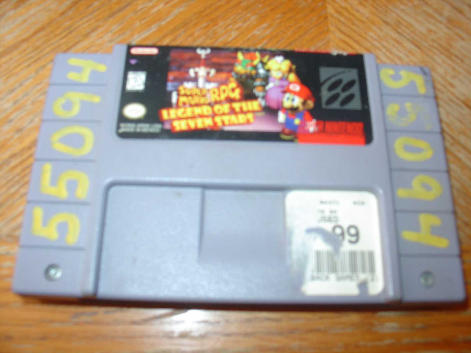 Super Mario RPG: Legend of the Seven Stars (SNES, 1996) Tested Authentic