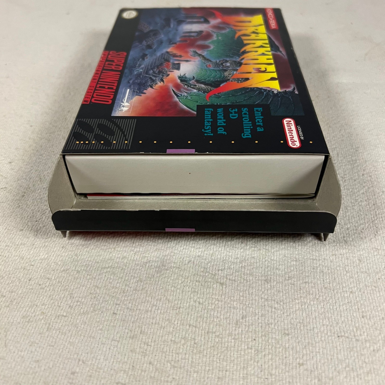 Drakkhen Super Nintendo 1991 SNES CIB Complete Manual