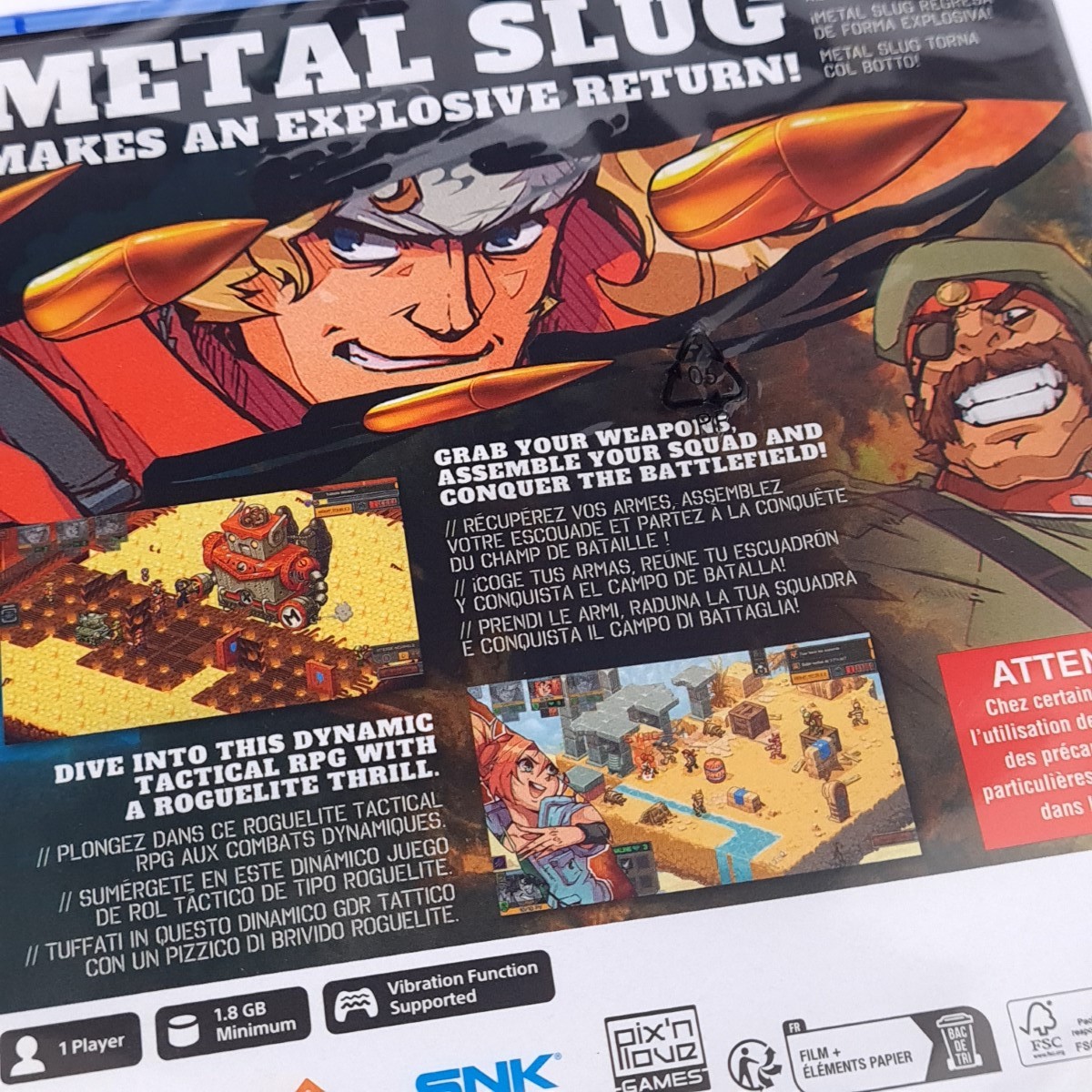 Metal Slug Tactics PS5 EU Game New (Multi-Languages/SNK-Dotemu-Pix’n Love)