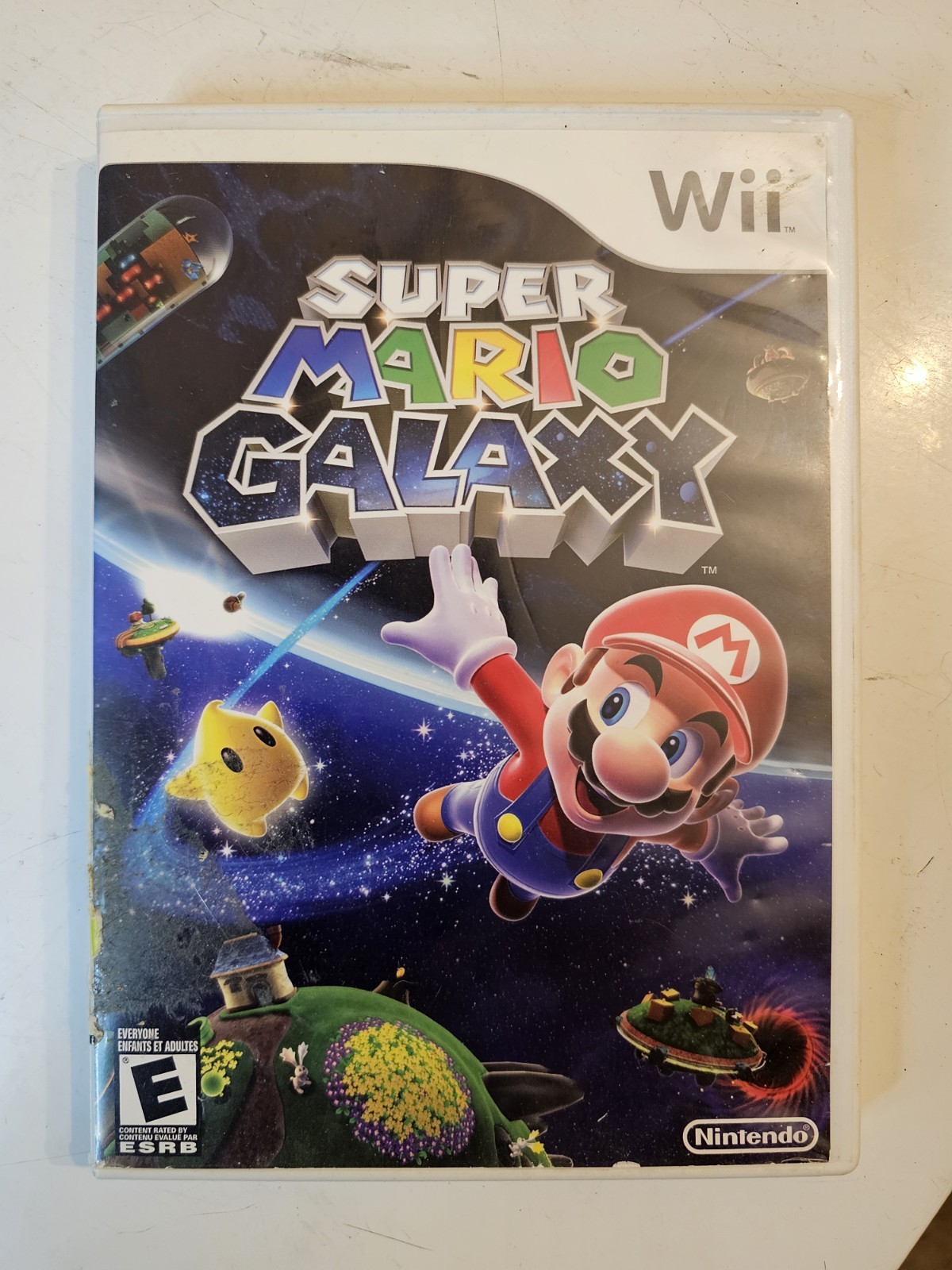Super Mario Galaxy Nintendo Wii w/ Case & Manual, E, NTSC-U/C Platformer