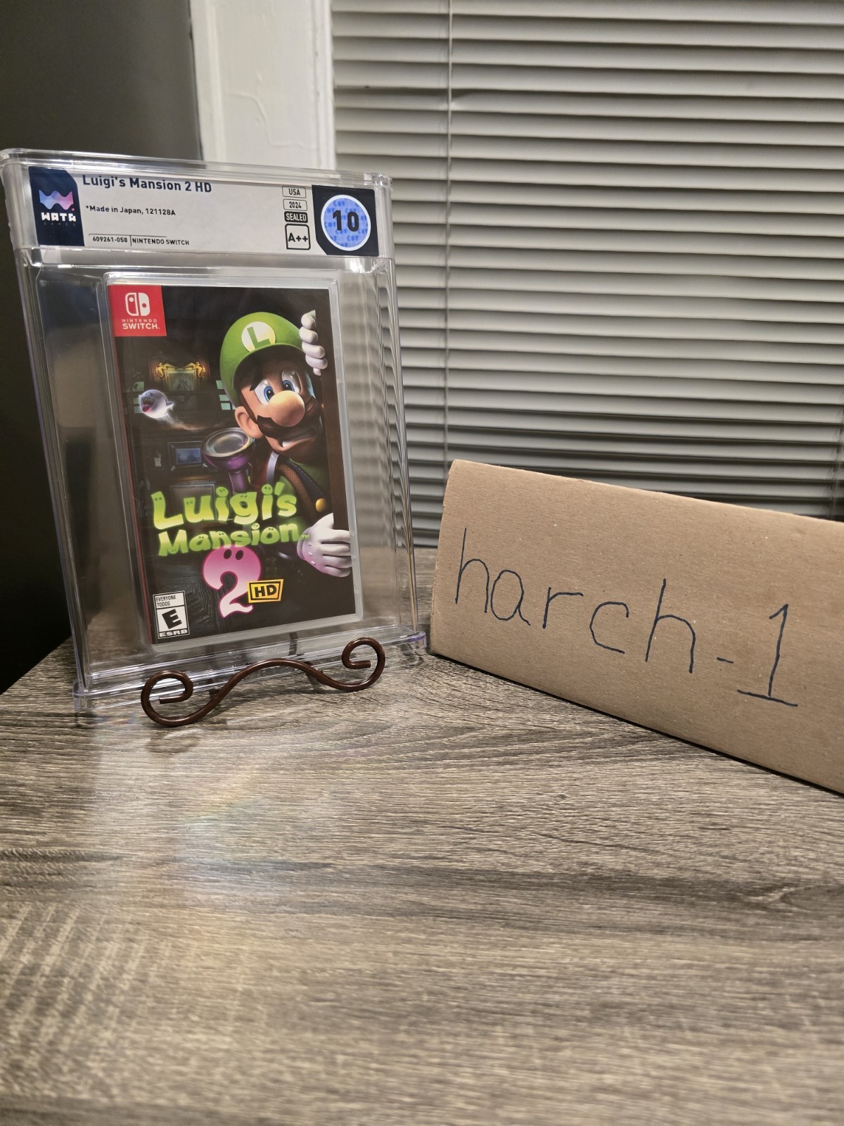 Luigi’s Mansion 2 HD – Nintendo Switch – WATA Graded 10 A++, 1st Print