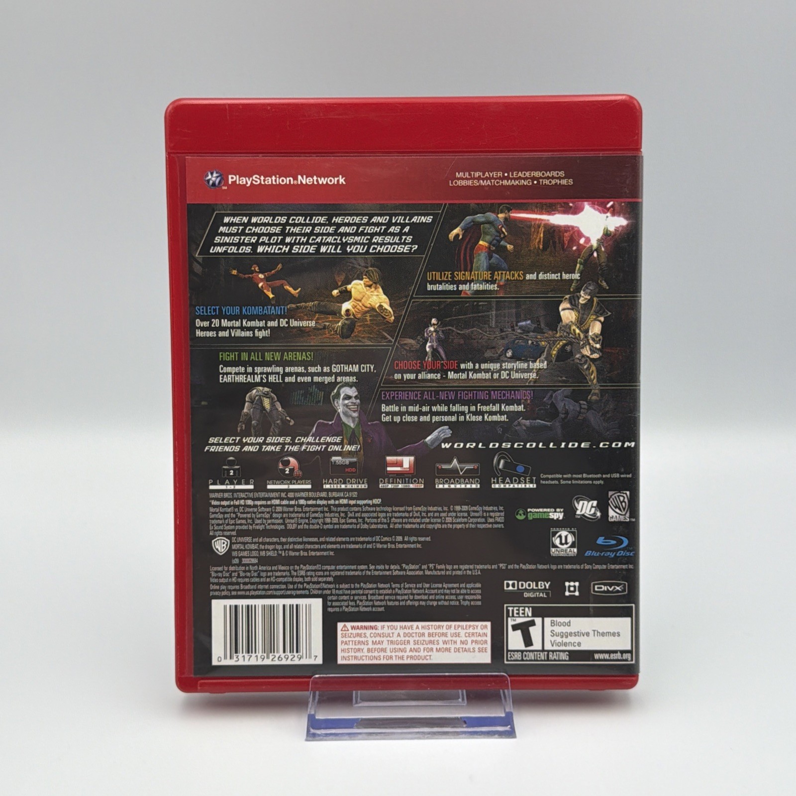 Mortal Kombat vs. DC Universe (Sony PlayStation 3, 2008) PS3 CIB | Mint 🔥