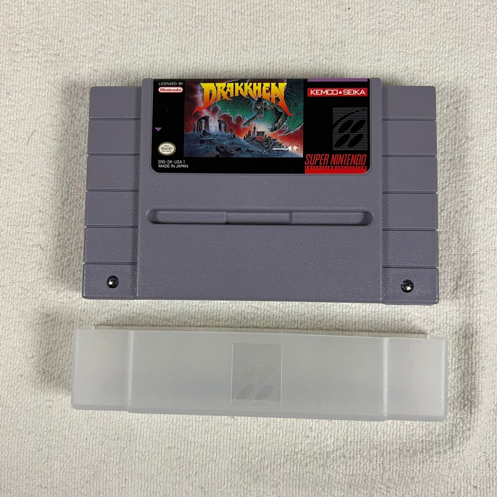 Drakkhen Super Nintendo 1991 SNES CIB Complete Manual