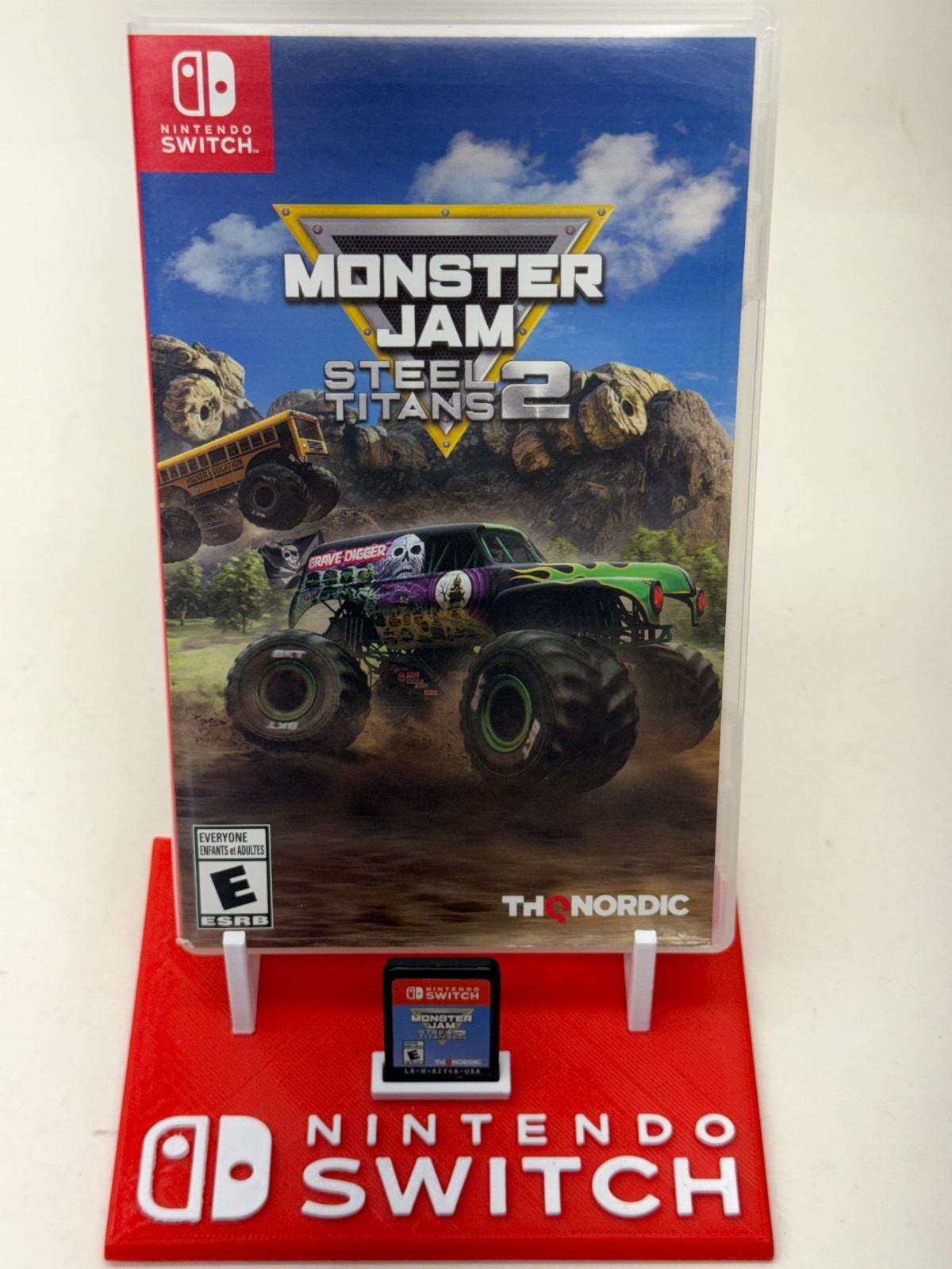 Monster Jam Steel Titans 2 Nintendo Switch Racing Video Game THQ Nordic