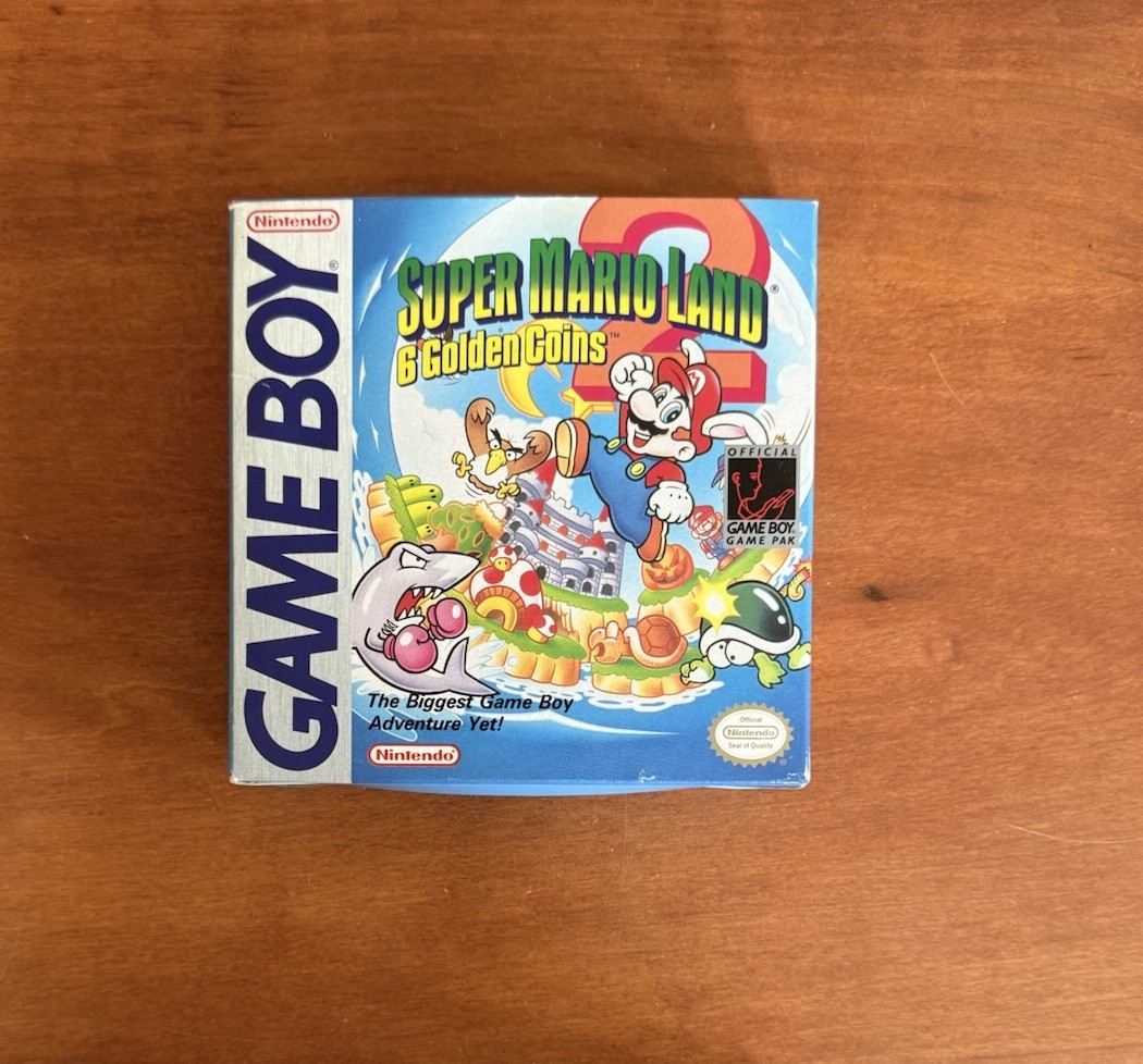 Super Mario Land 2: 6 Golden Coins (Nintendo Game Boy) VGC CIB Complete w Insert