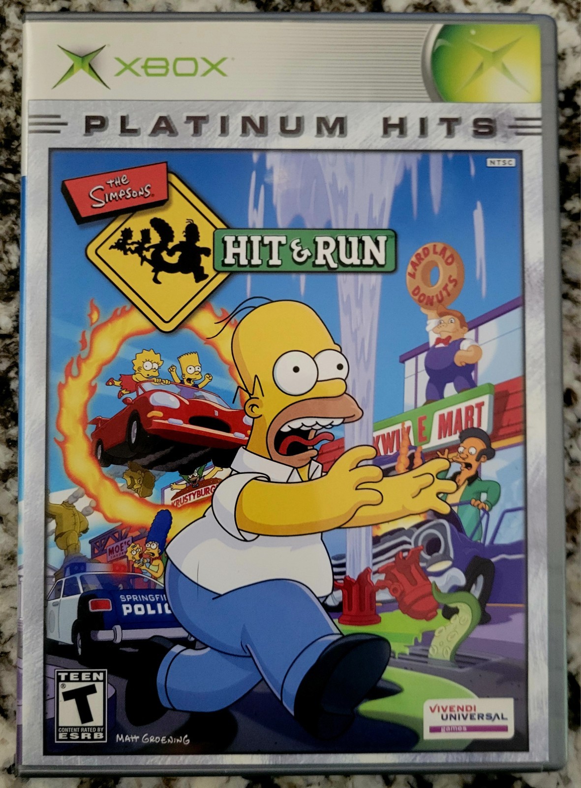 The Simpsons Hit & Run Platinum Hits (OG Xbox) CIB/ MANUAL/ TESTED/FAST SHIPPING