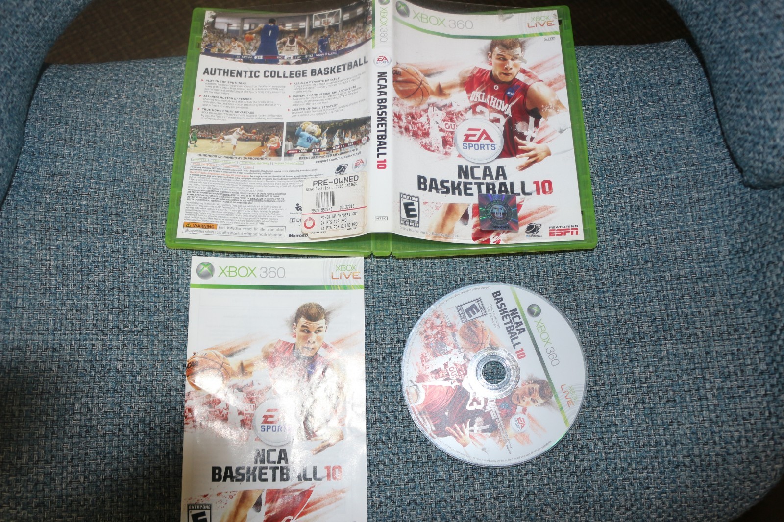 Microsoft Xbox 360 NCAA Basketball 10 Complete In Box CIB
