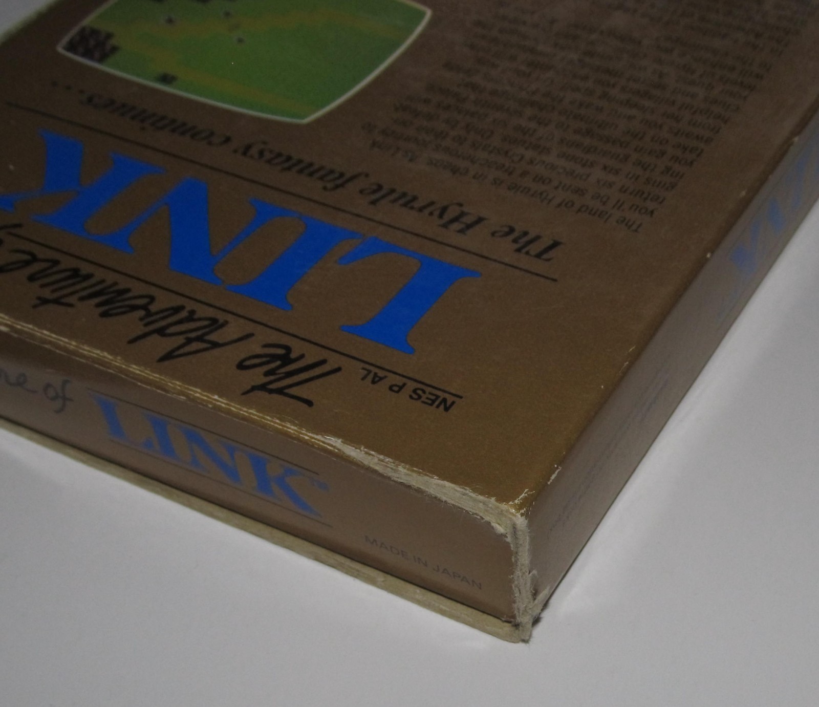 Zelda II: The Adventure of Link (Nintendo Entertainment System, NES) GOLD, CIB
