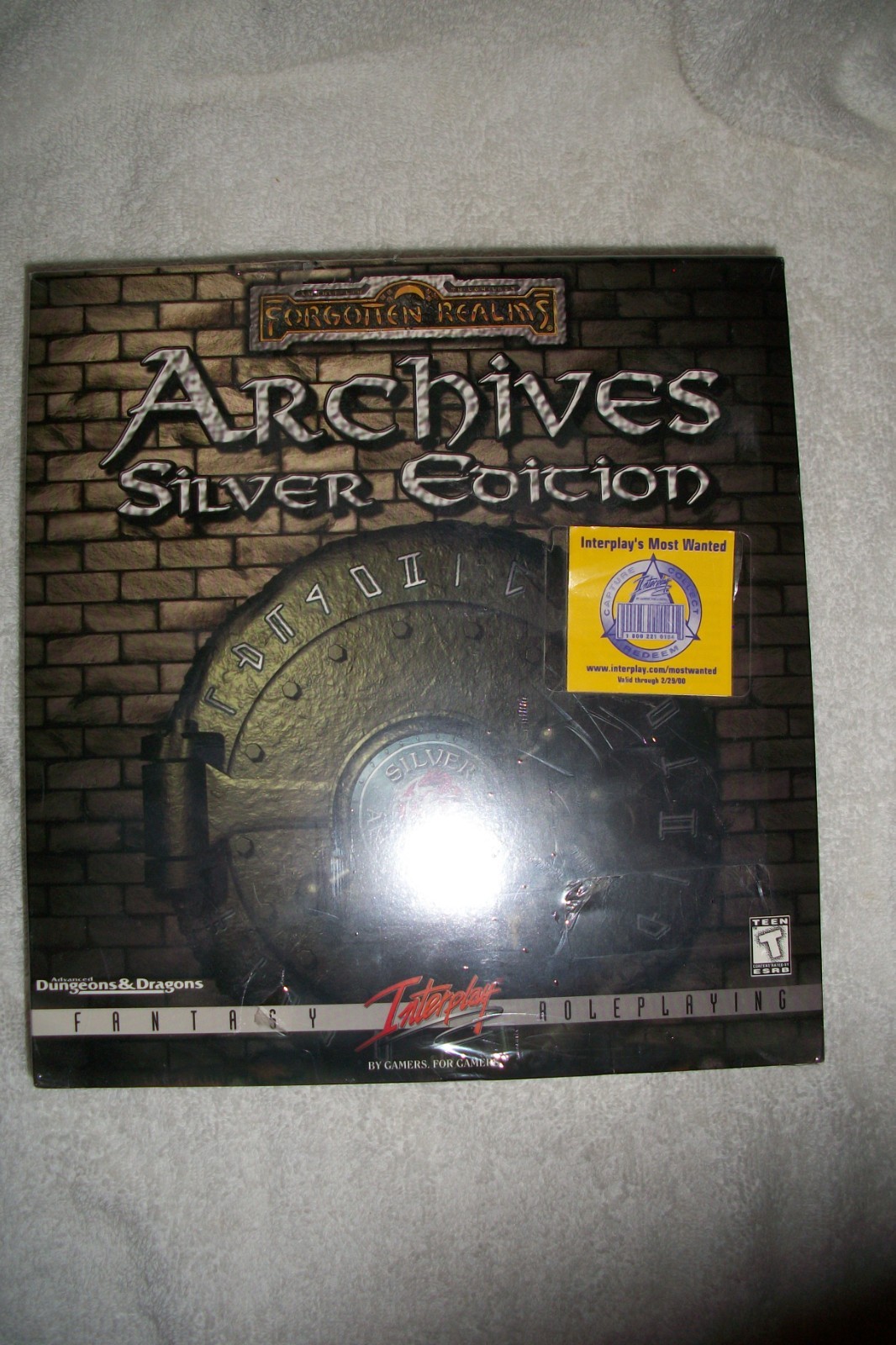 DUNGEONS & DRAGONS FORGOTTEN REALS ARCHIVES SILEVER COLLECTION CR-ROM WIN 95/98
