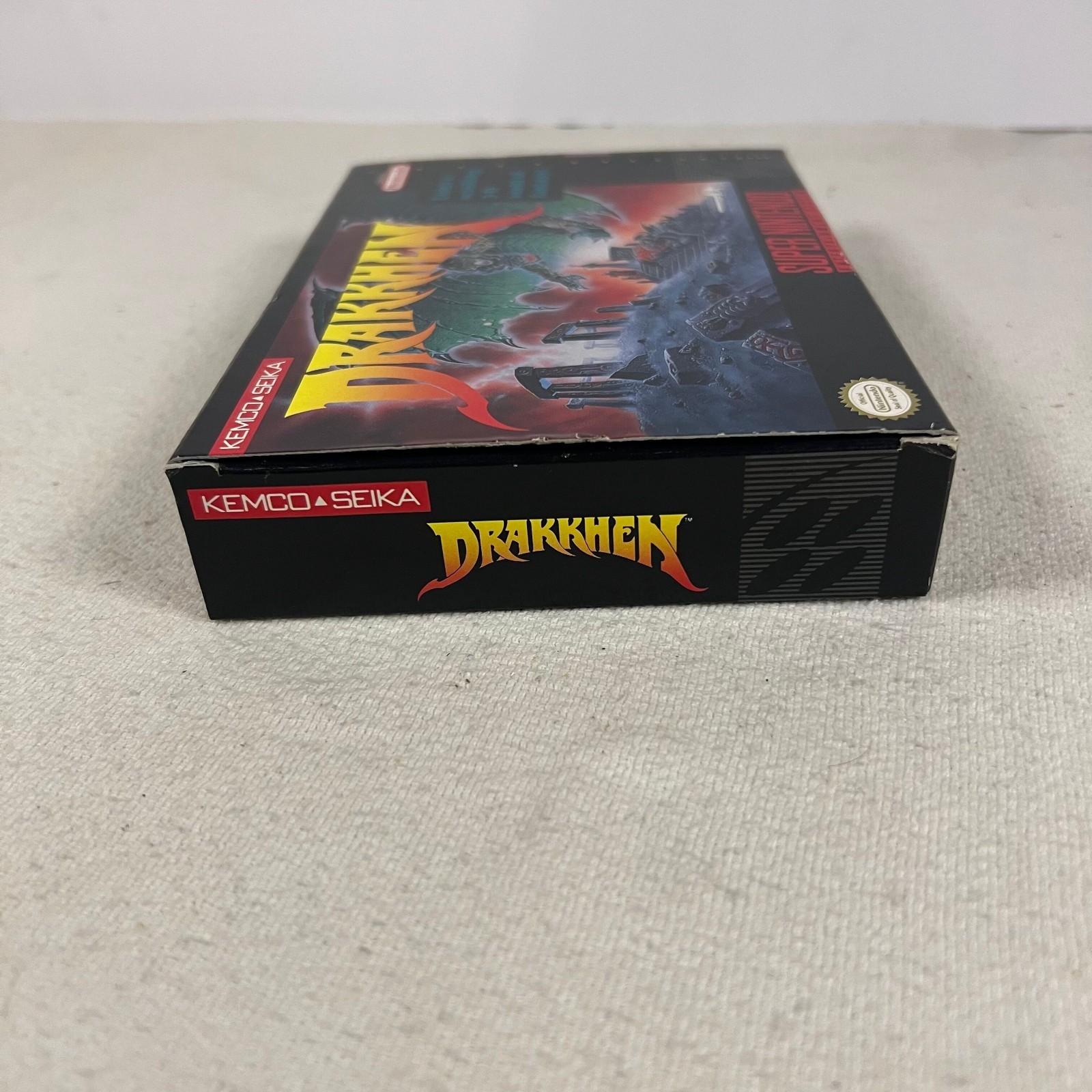 Drakkhen Super Nintendo 1991 SNES CIB Complete Manual